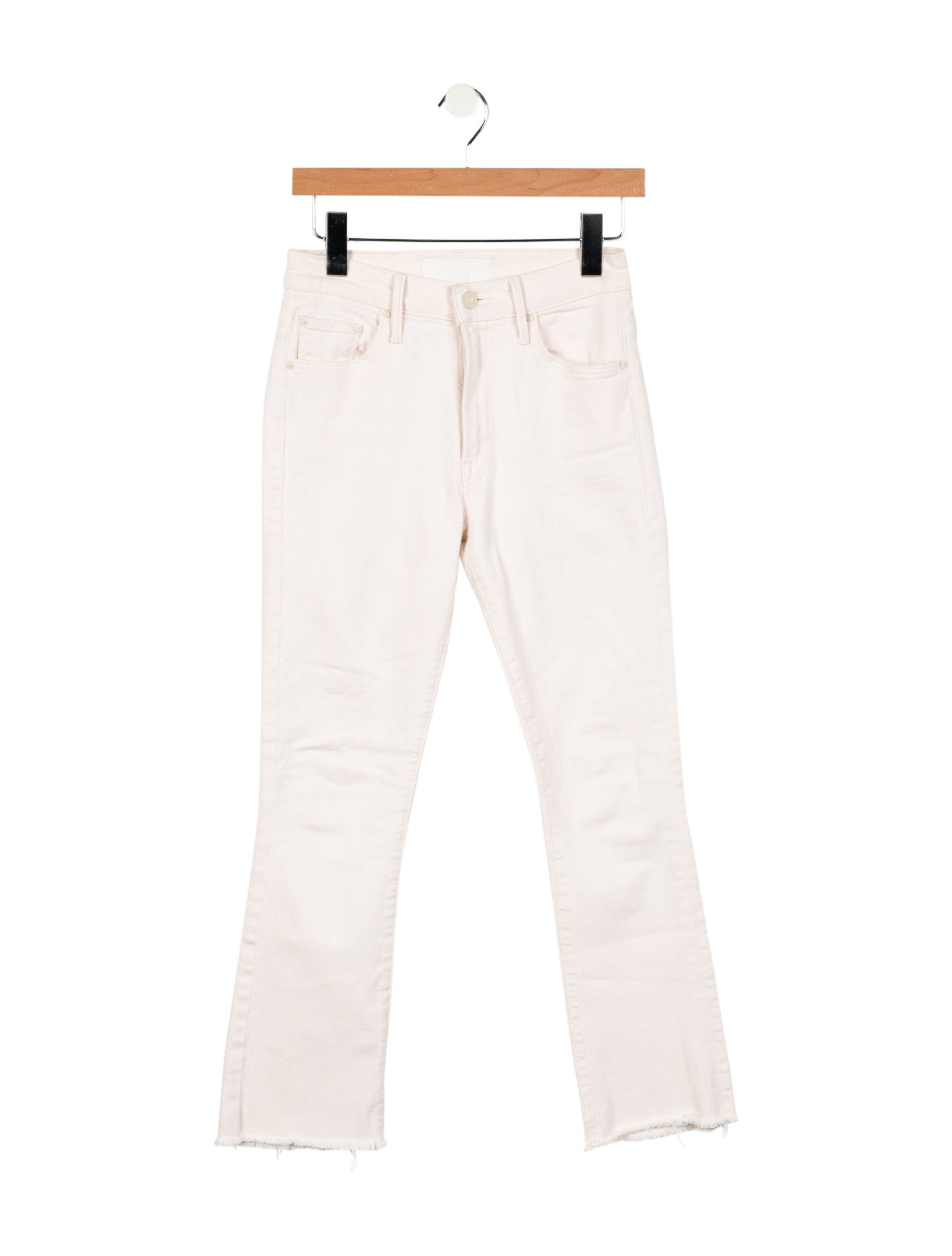 Mother Mid-Rise Straight Leg Jeans