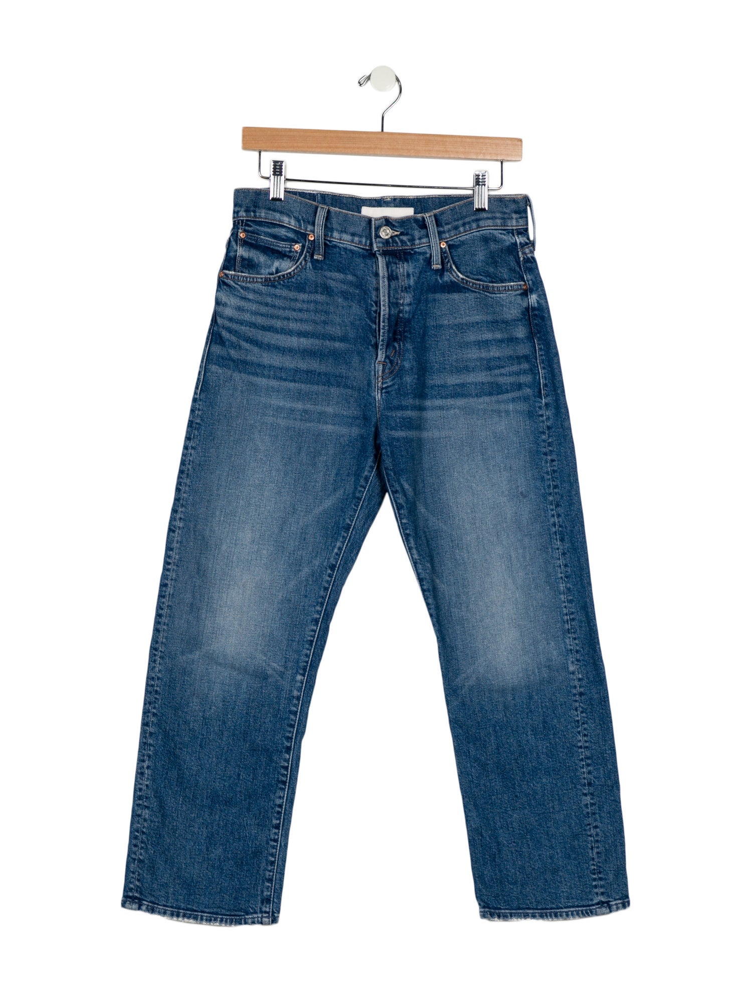 Mother High-Rise Straight Leg Jeans