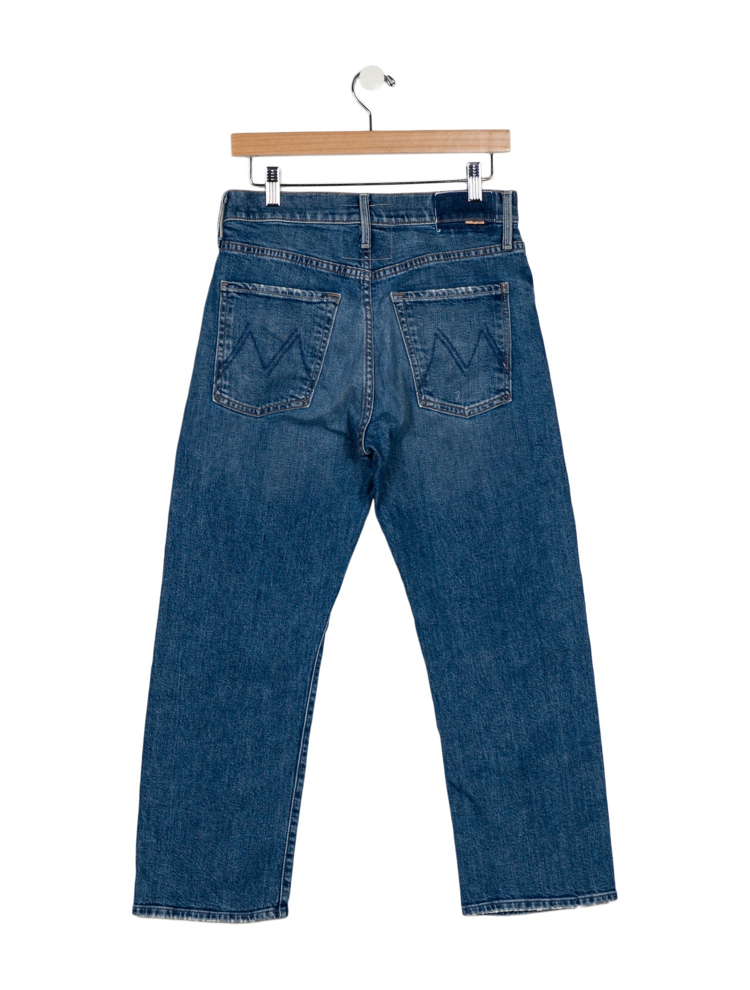 Mother High-Rise Straight Leg Jeans
