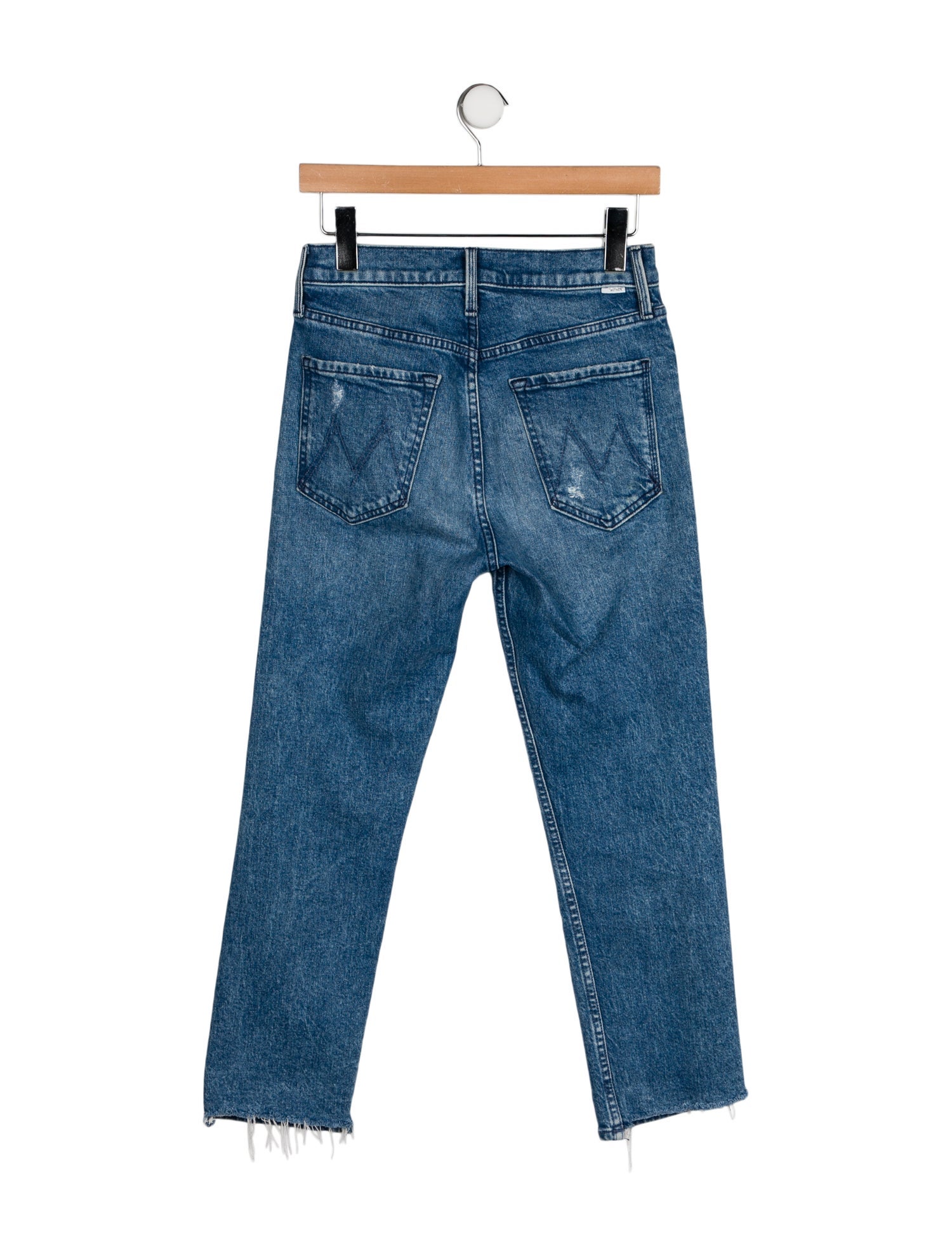 Mother High-Rise Straight Leg Jeans