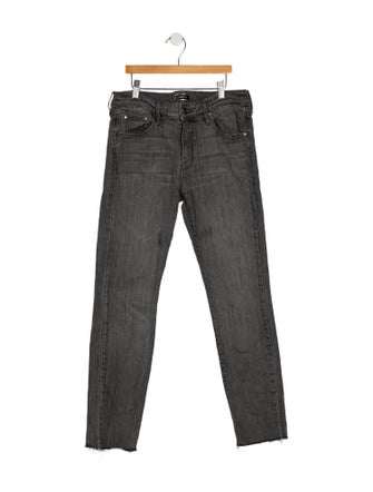 Mother Mid-Rise Skinny Leg Jeans