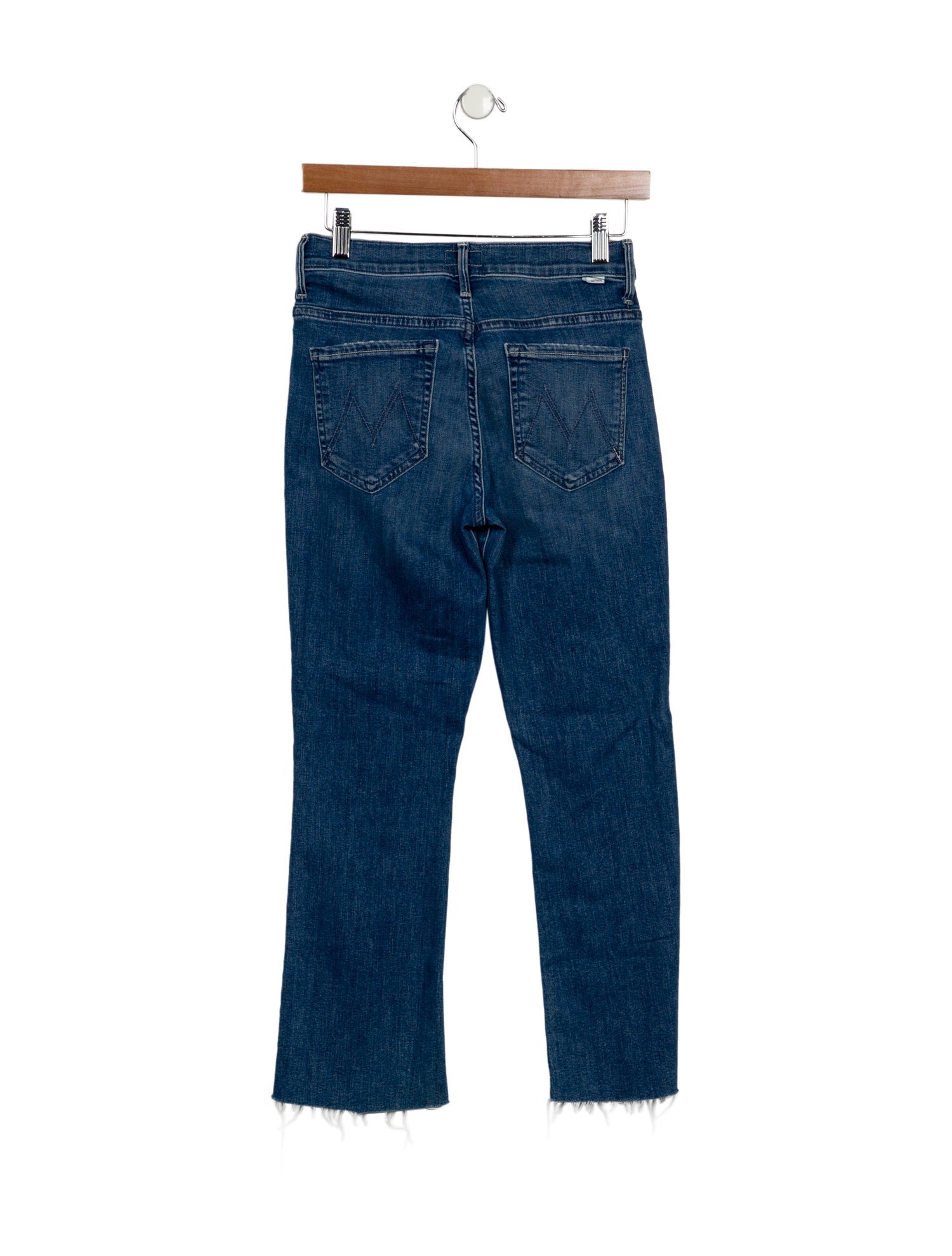 Mother Mid-Rise Straight Leg Jeans