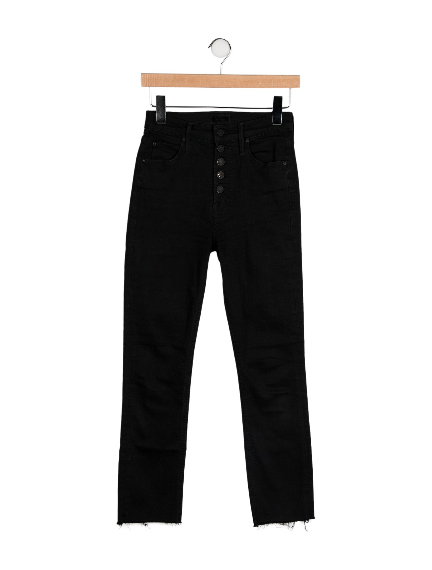 Mother Mid-Rise Straight Leg Jeans