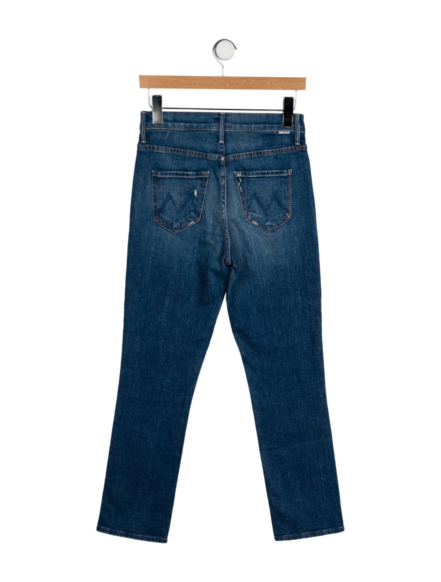 Mother High-Rise Straight Leg Jeans