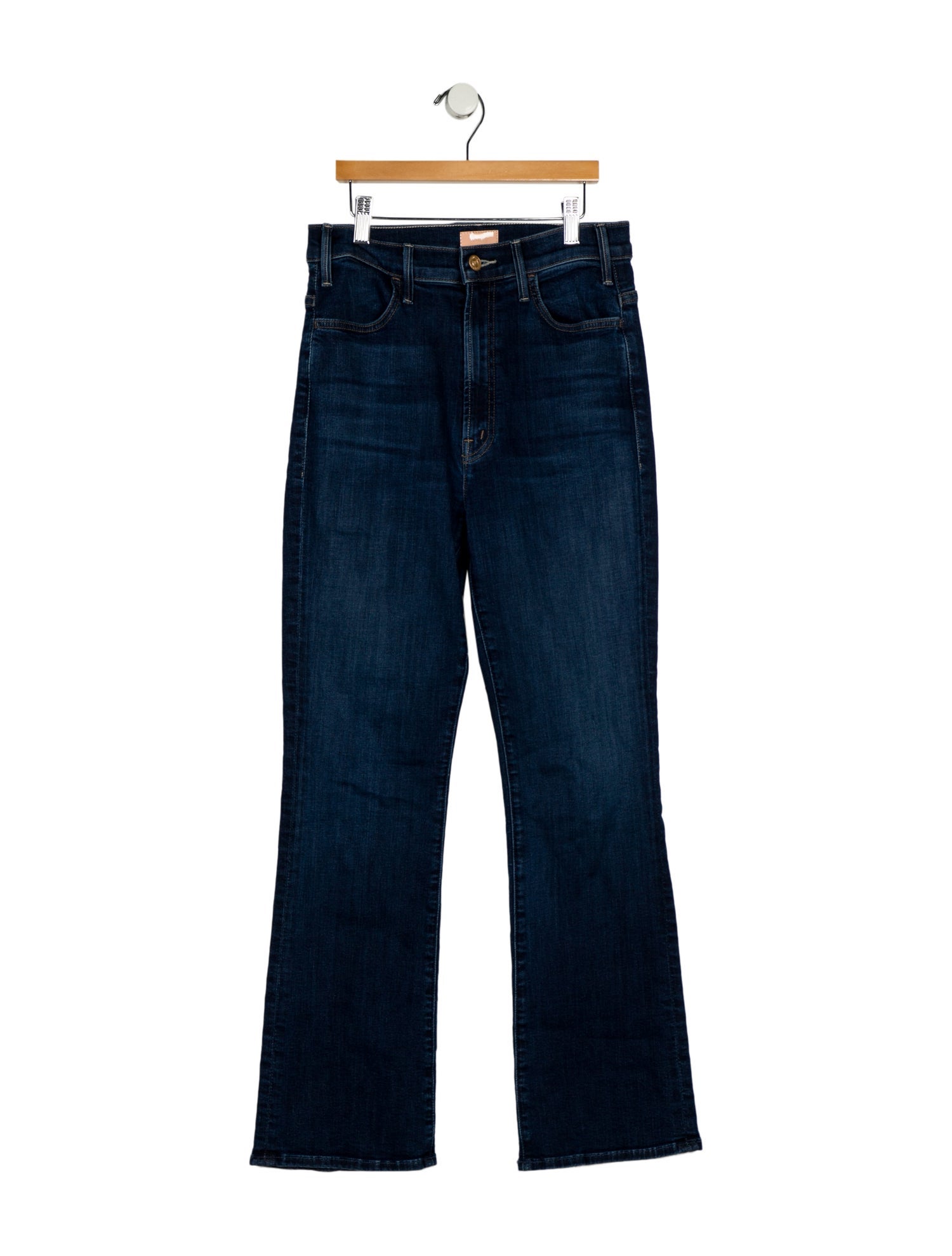 Mother High-Rise Straight Leg Jeans