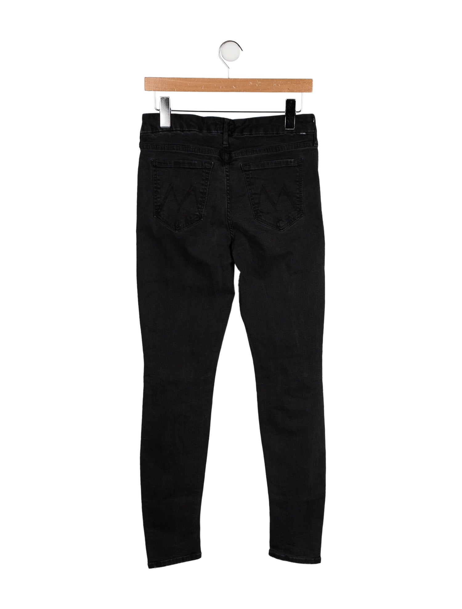 Mother Mid-Rise Skinny Leg Jeans