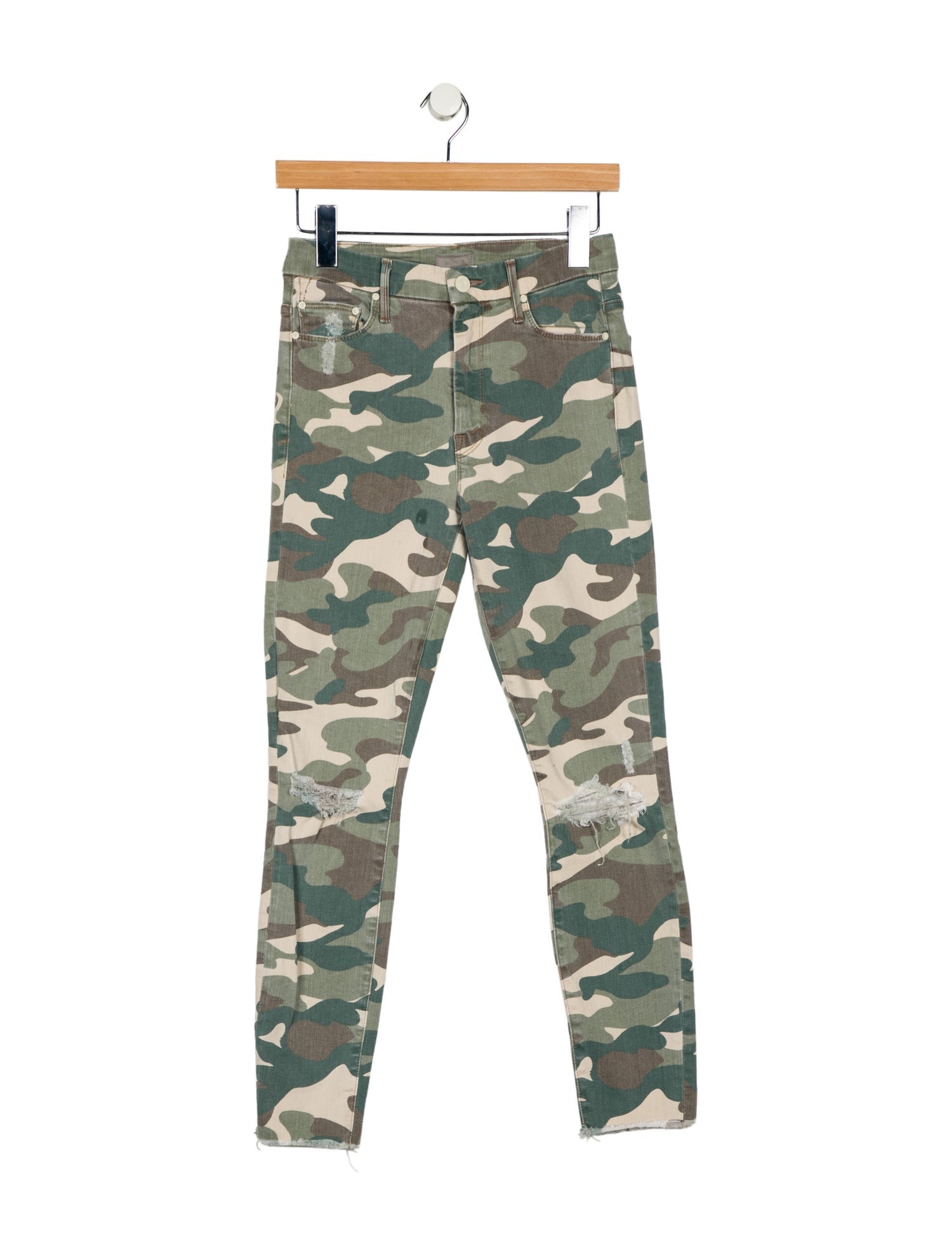 Mother Mid-Rise Skinny Leg Jeans