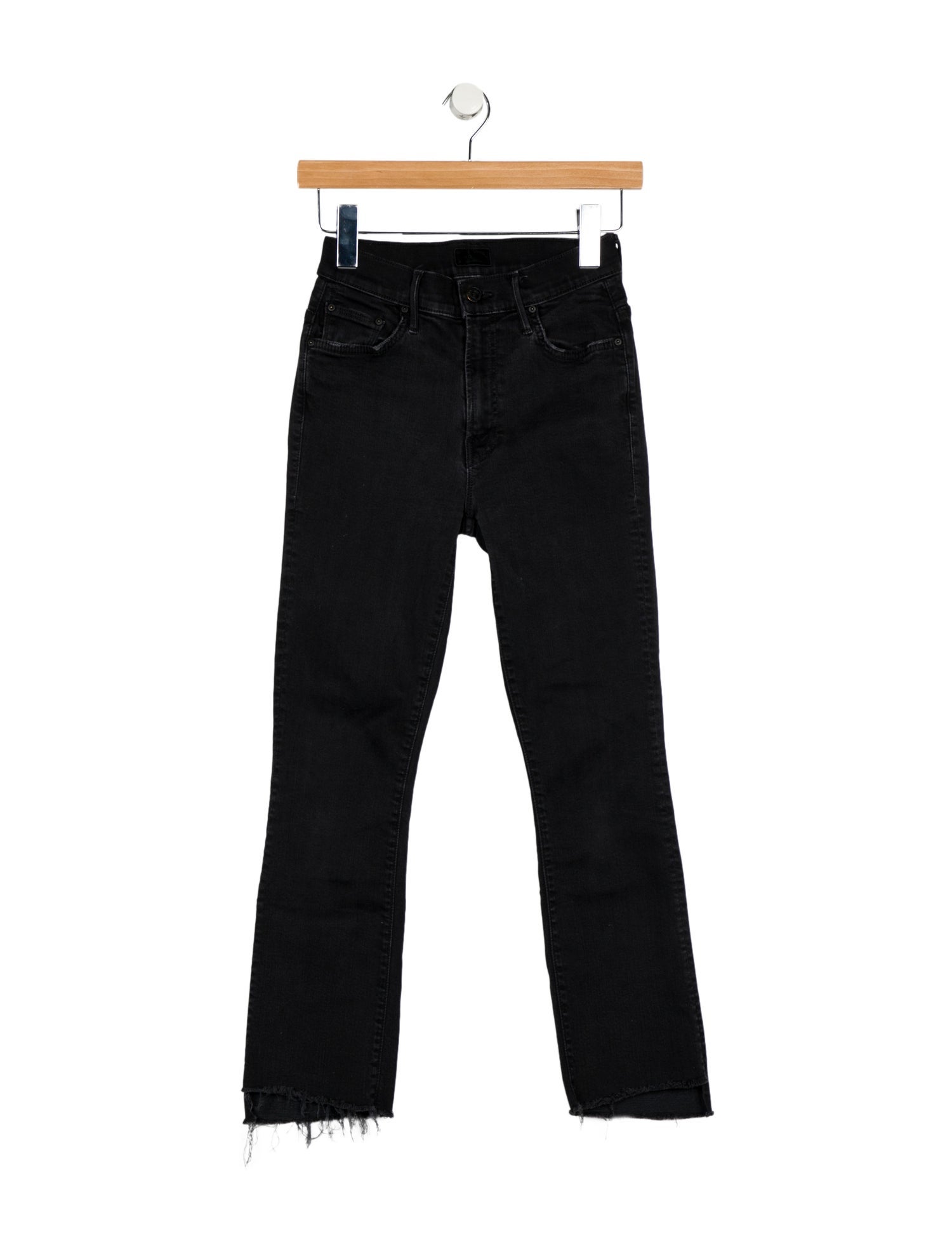 Mother Mid-Rise Straight Leg Jeans