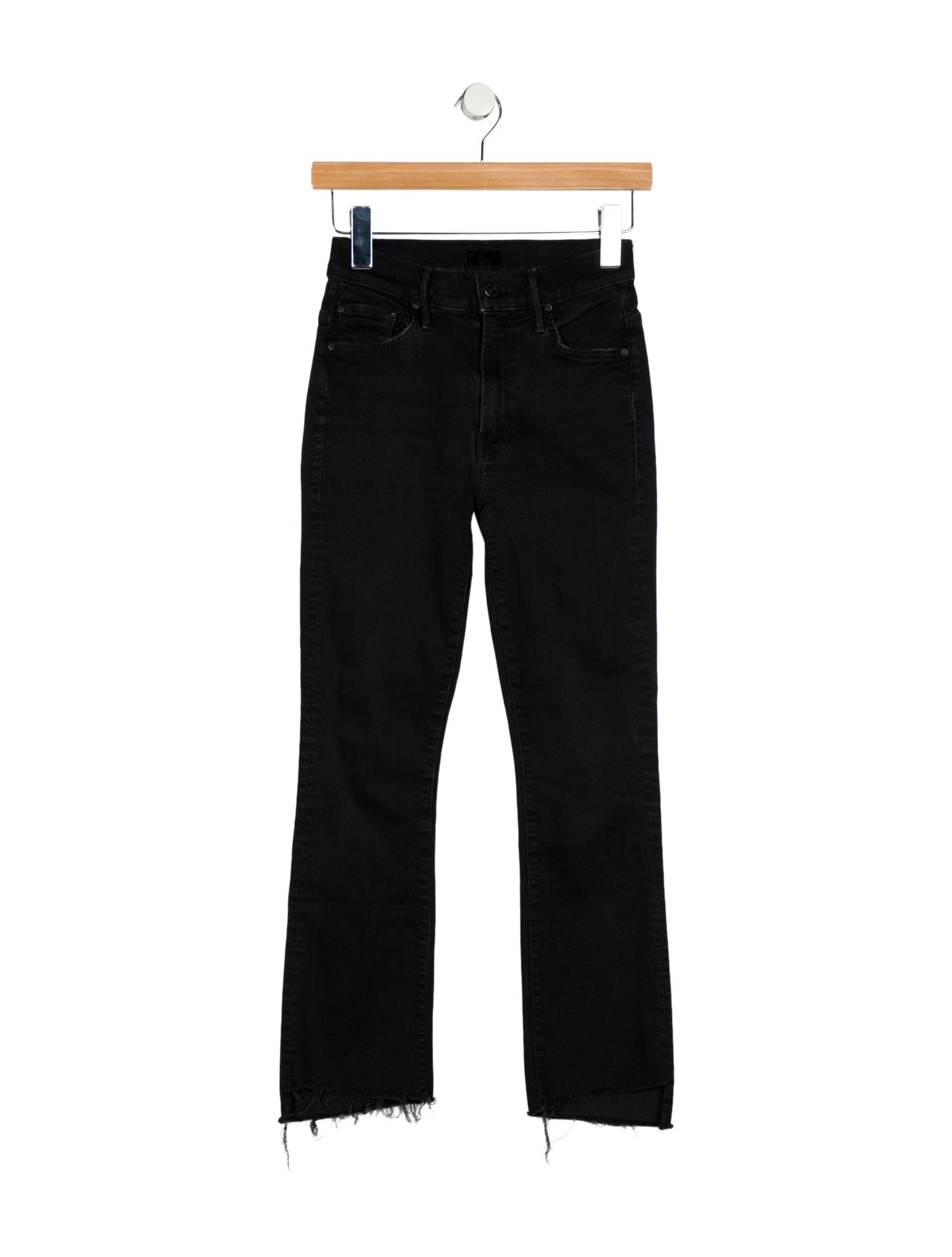 Mother Mid-Rise Straight Leg Jeans