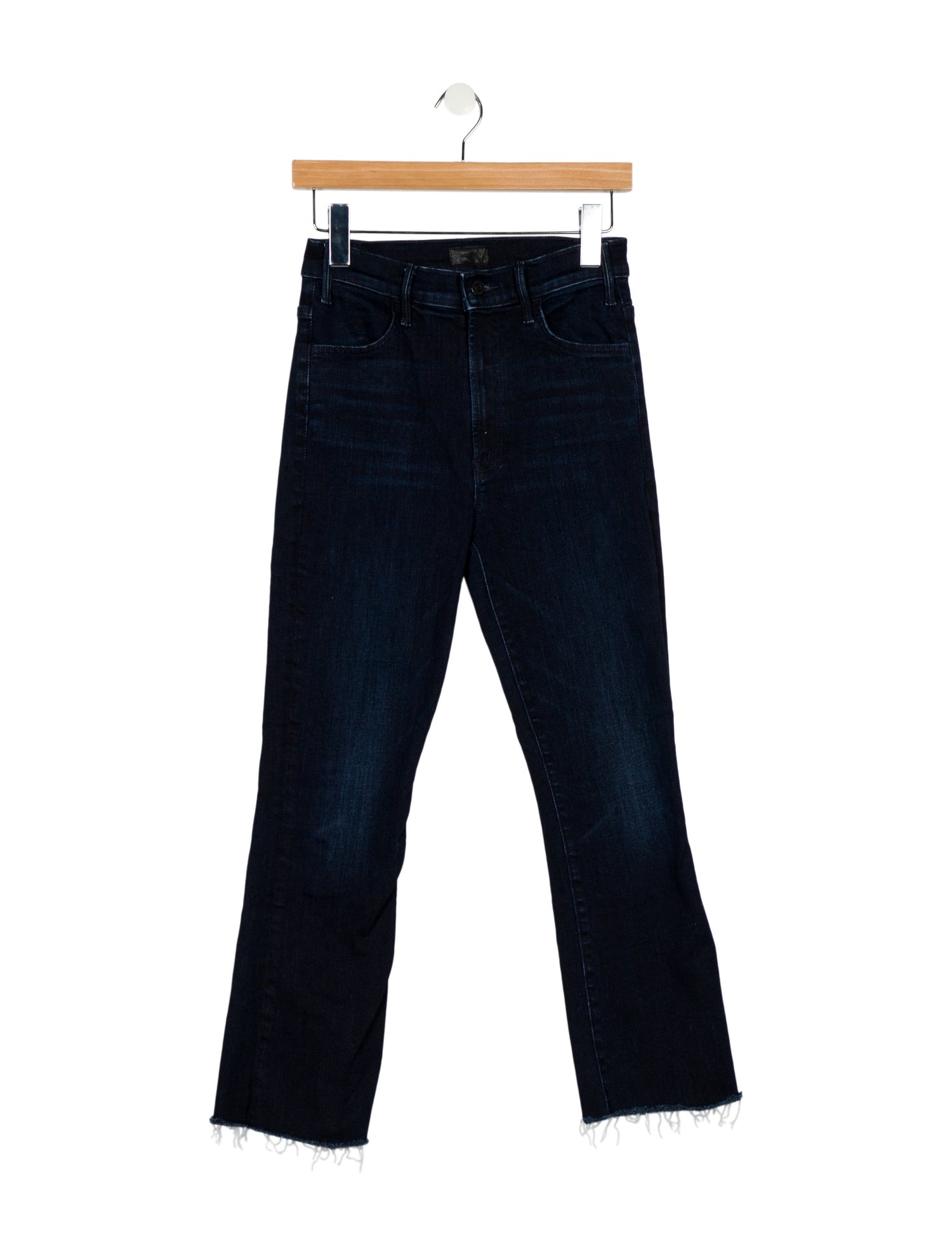 Mother Mid-Rise Straight Leg Jeans