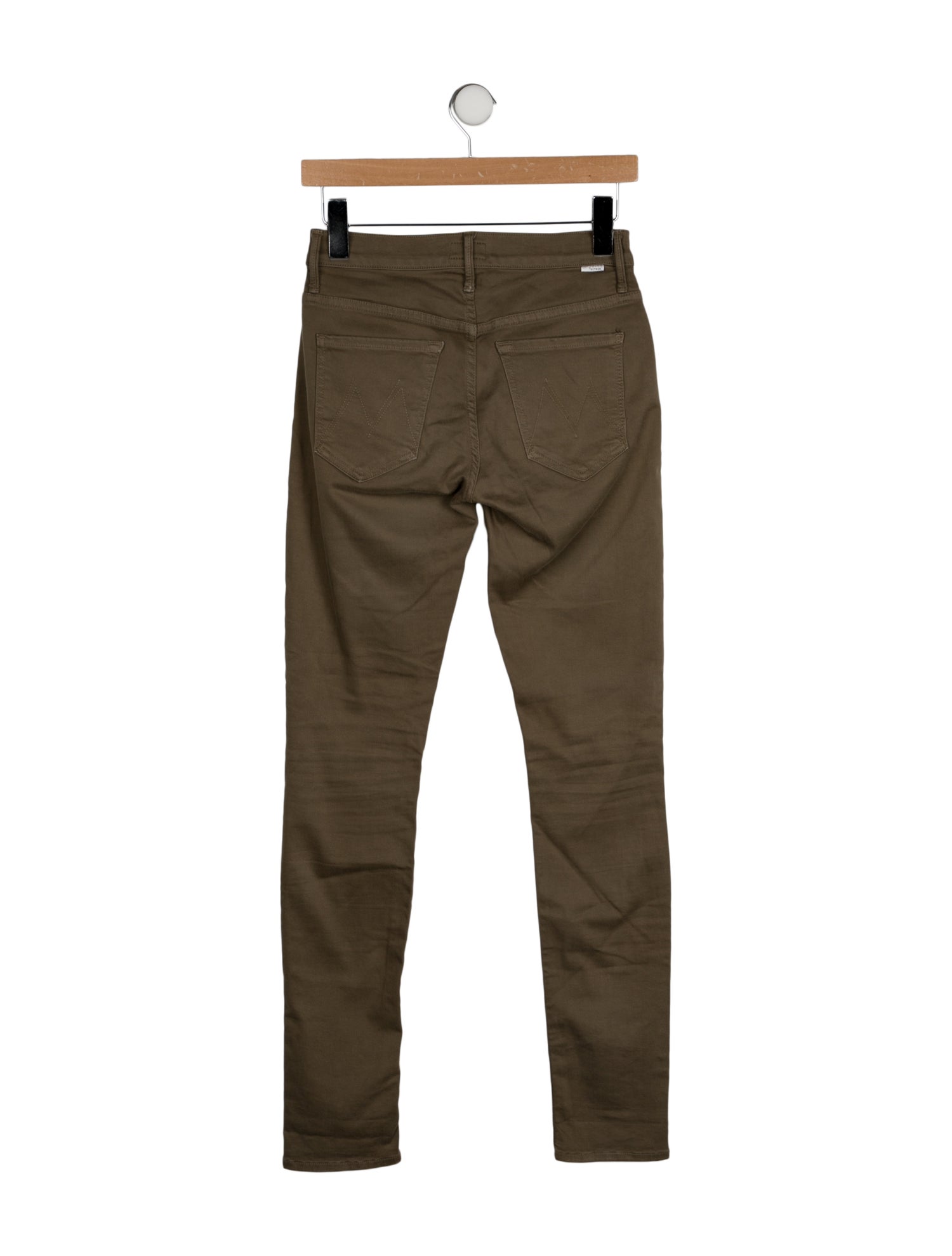 Mother Mid-Rise Skinny Leg Jeans