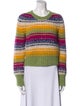 Mother Alpaca Striped Sweater
