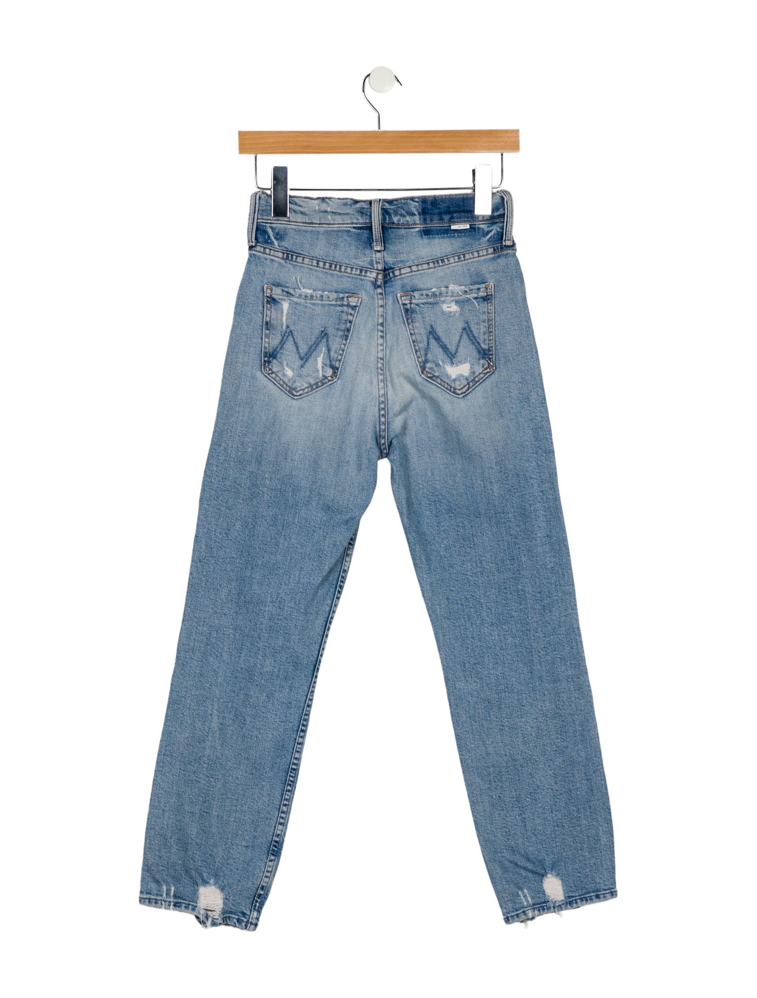 Mother High-Rise Straight Leg Jeans