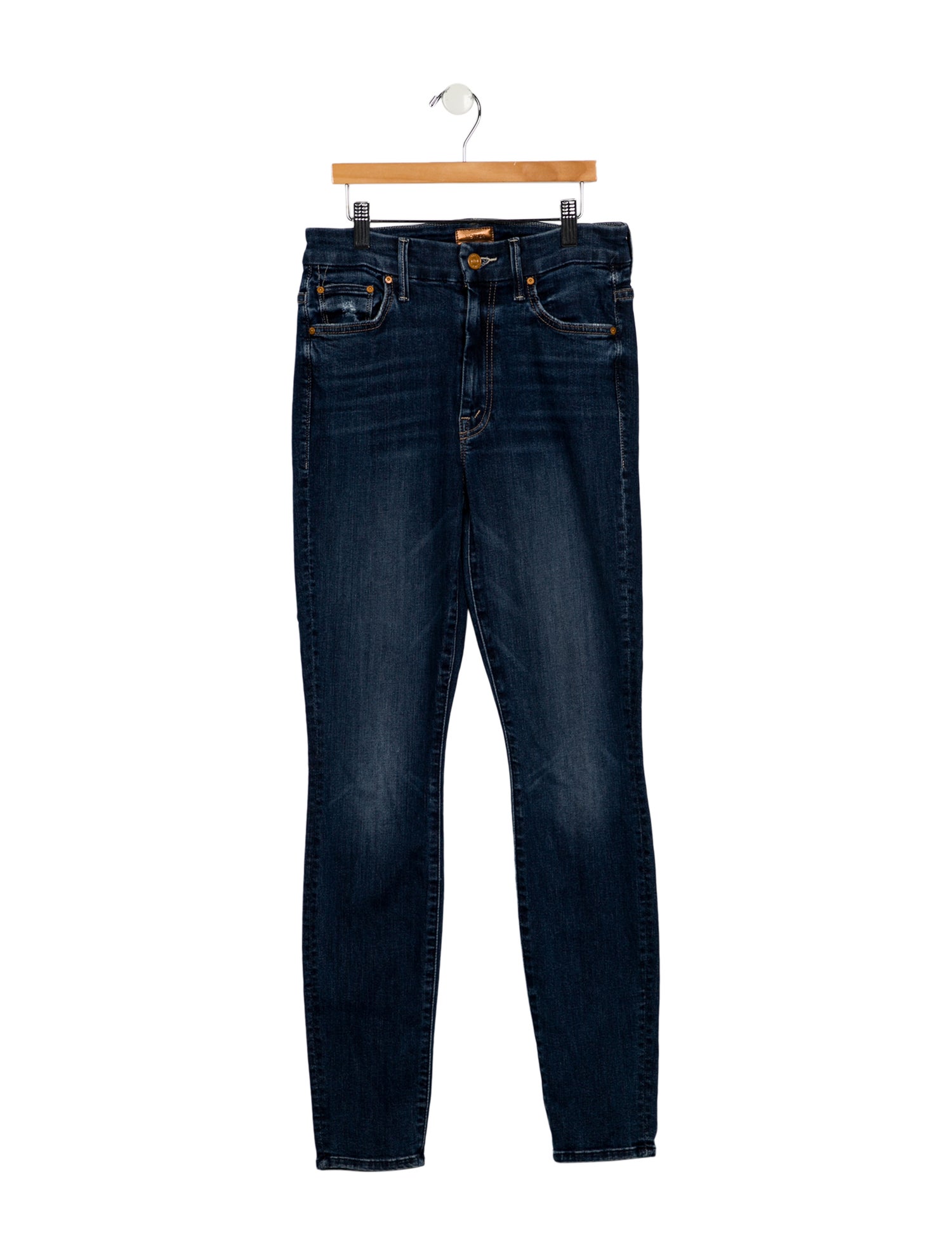 Mother Mid-Rise Skinny Leg Jeans