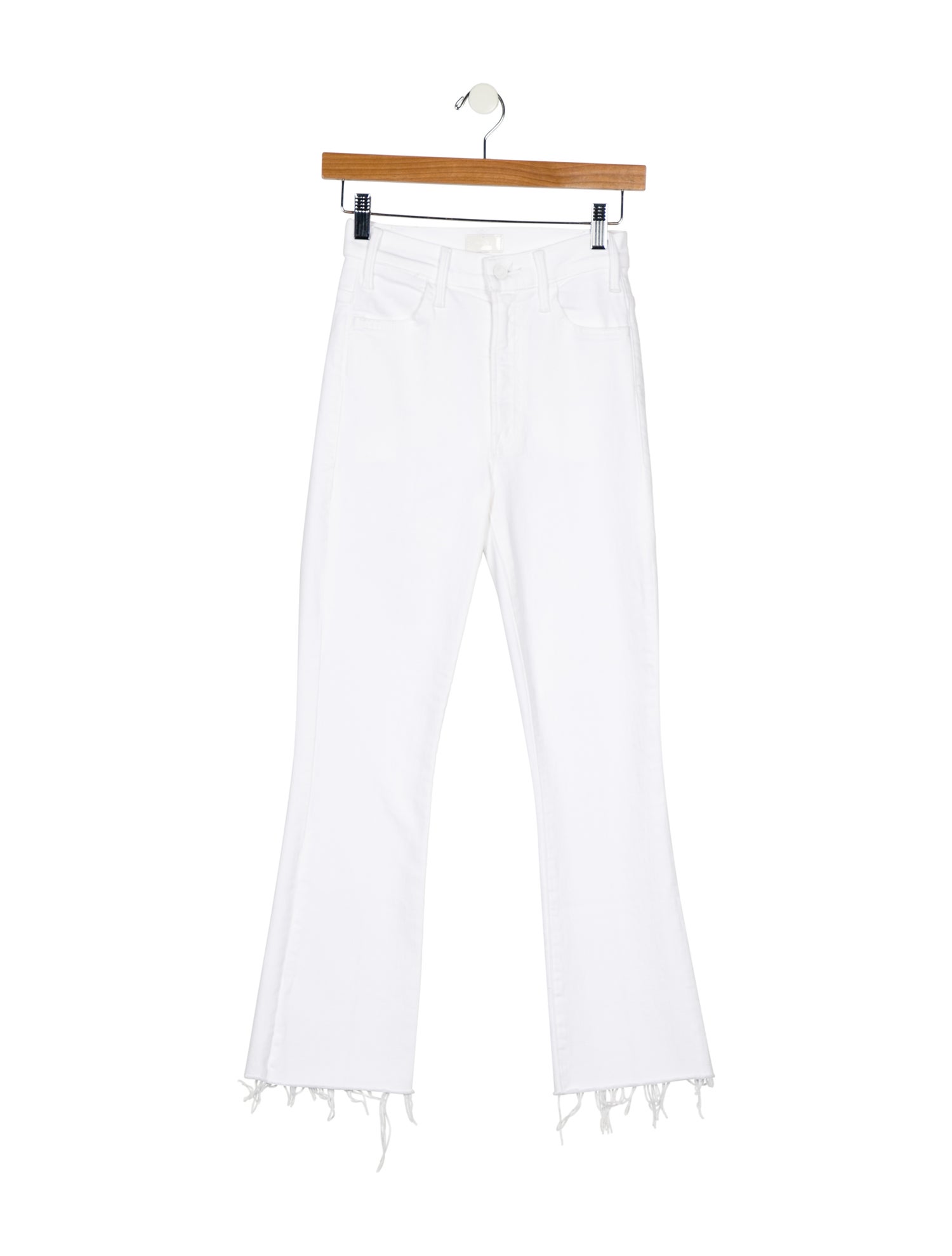 Mother Mid-Rise Straight Leg Jeans