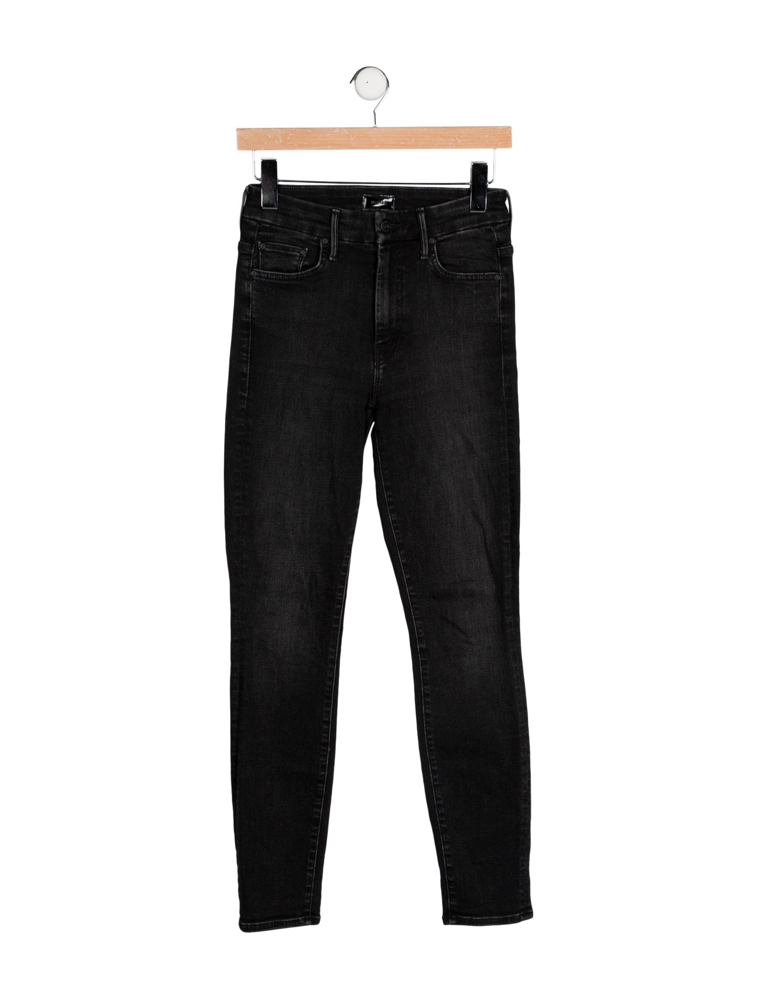 Mother Mid-Rise Skinny Leg Jeans