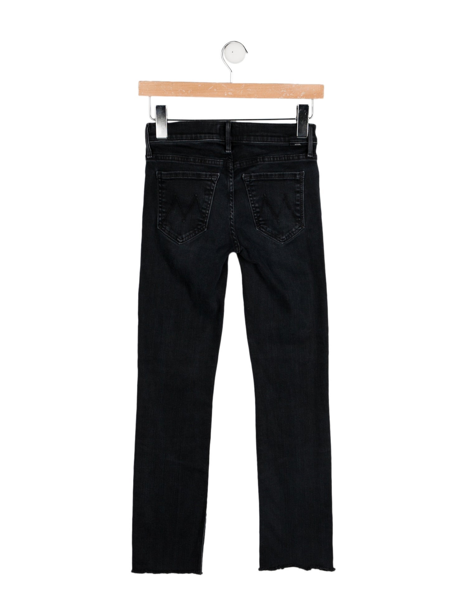 Mother Mid-Rise Straight Leg Jeans