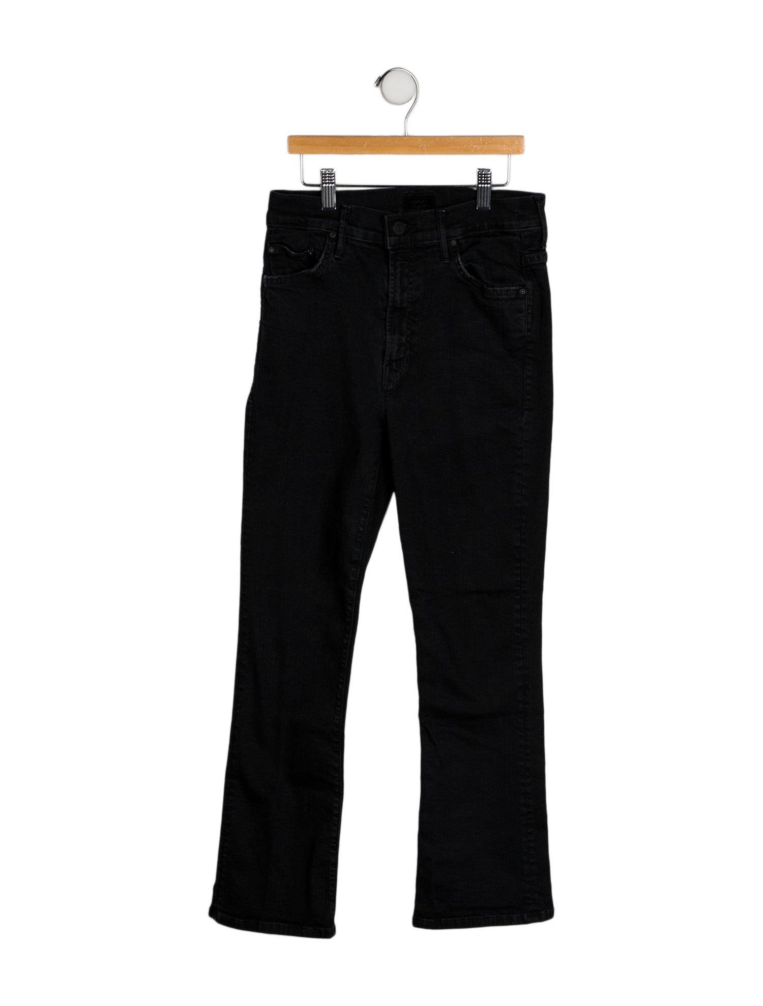 Mother Mid-Rise Straight Leg Jeans