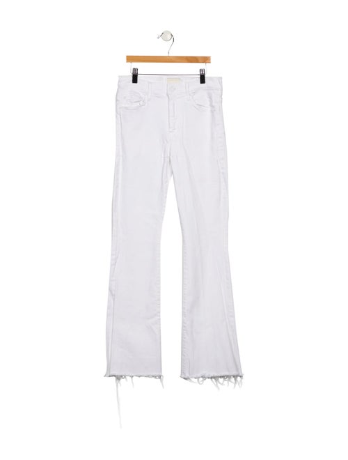Mother Mid-Rise Wide Leg Jeans