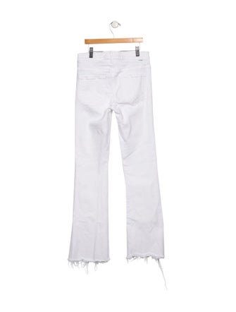 Mother Mid-Rise Wide Leg Jeans