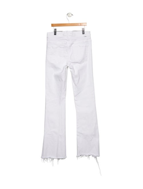 Mother Mid-Rise Wide Leg Jeans