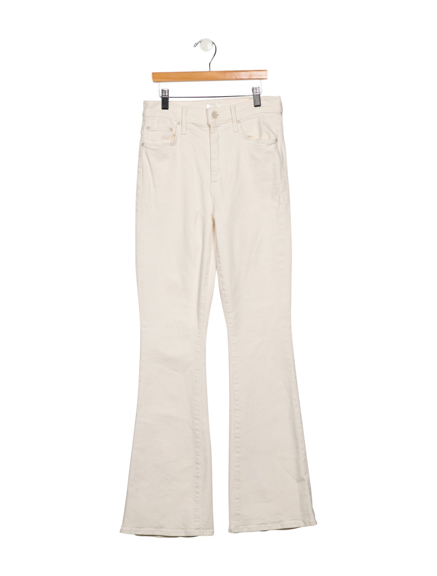 Mother Mid-Rise Wide Leg Jeans