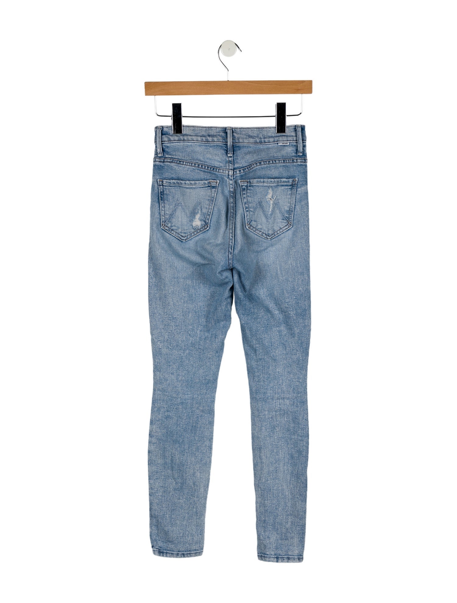 Mother Mid-Rise Skinny Leg Jeans