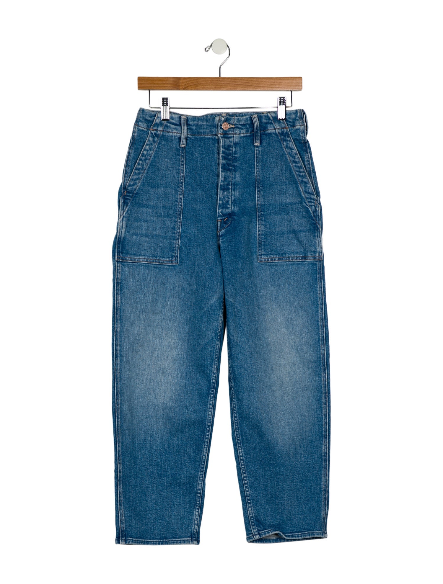 Mother High-Rise Straight Leg Jeans