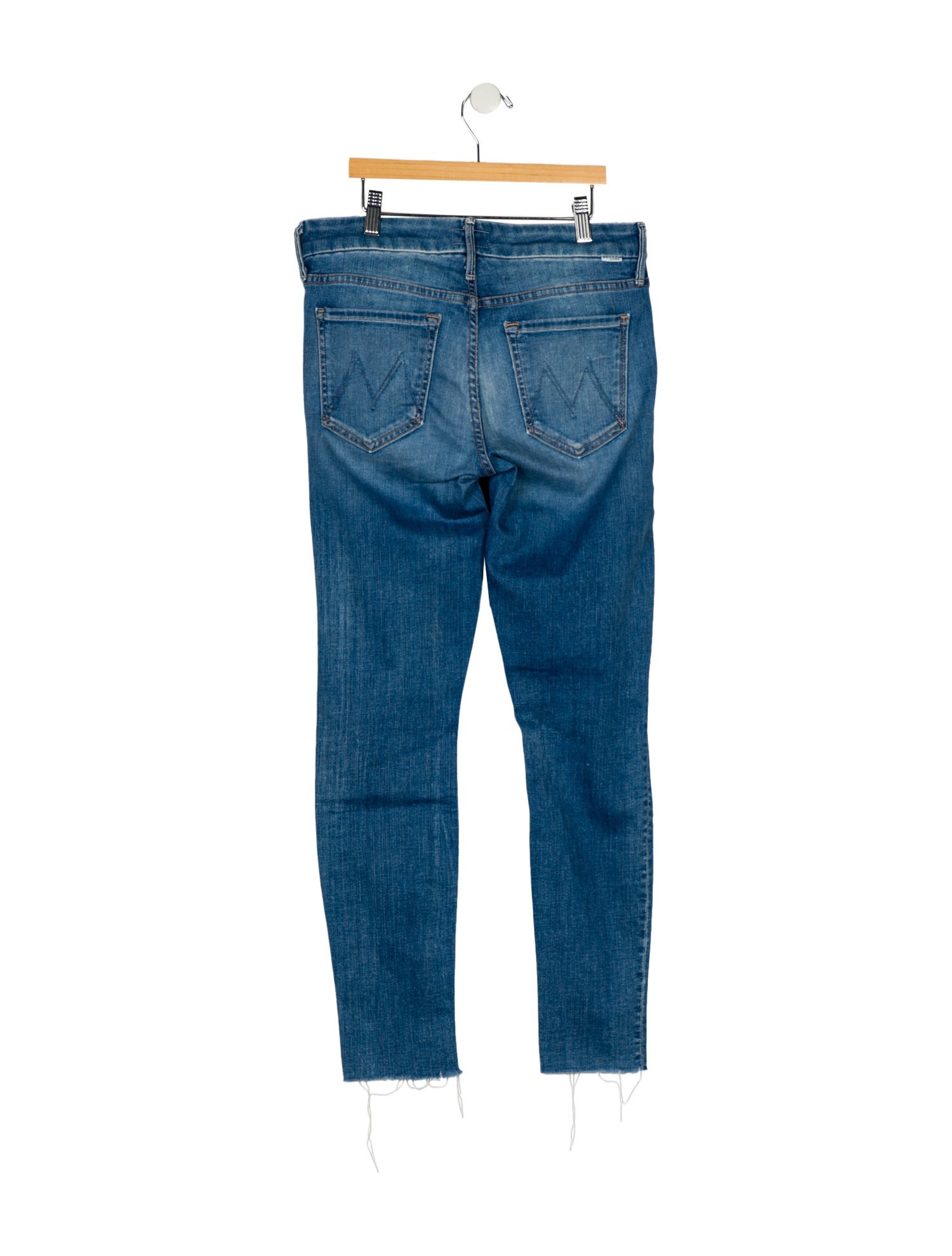 Mother Mid-Rise Skinny Leg Jeans