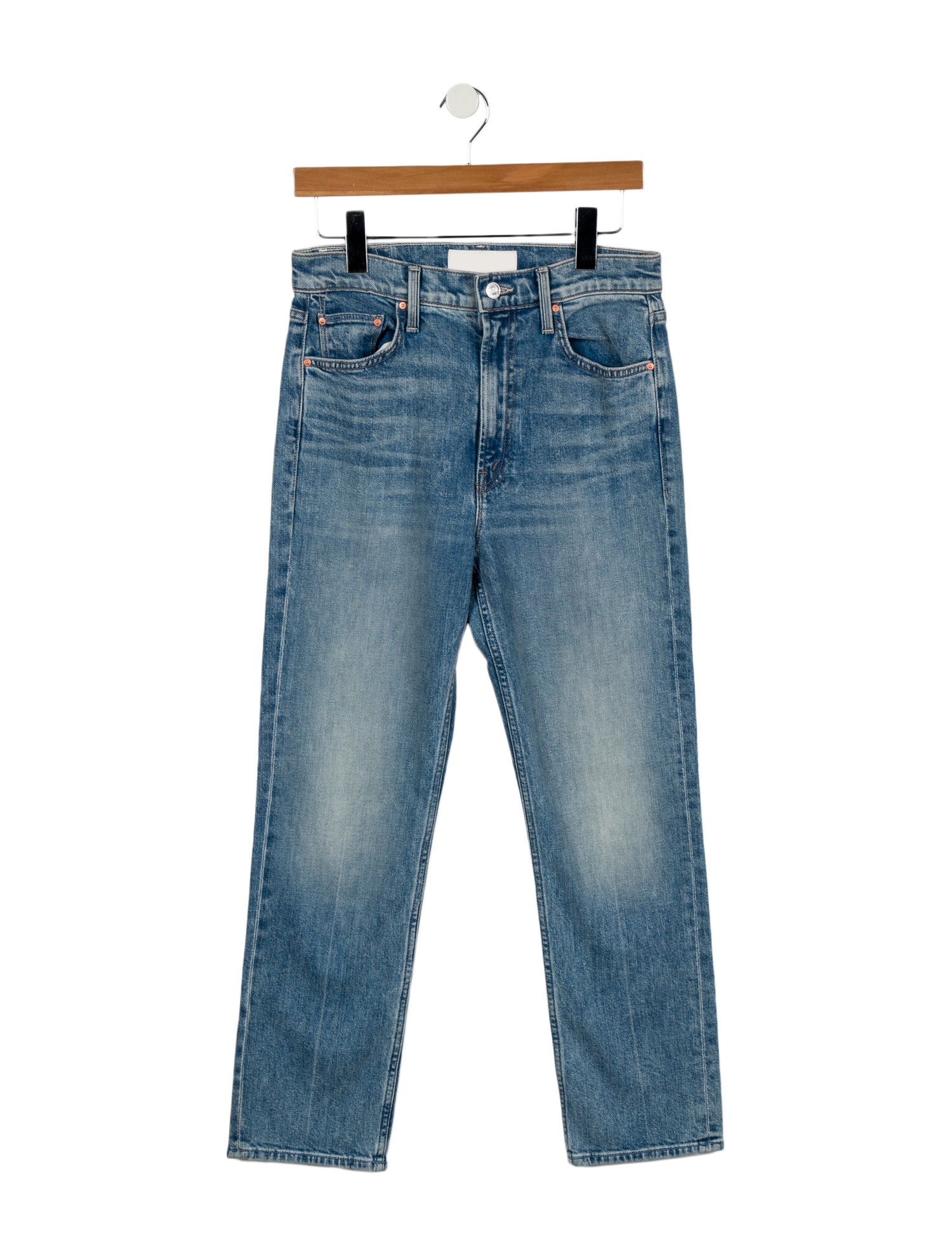 Mother High-Rise Straight Leg Jeans