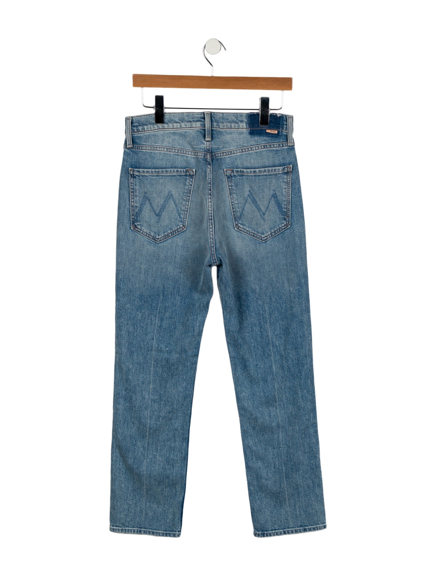 Mother High-Rise Straight Leg Jeans