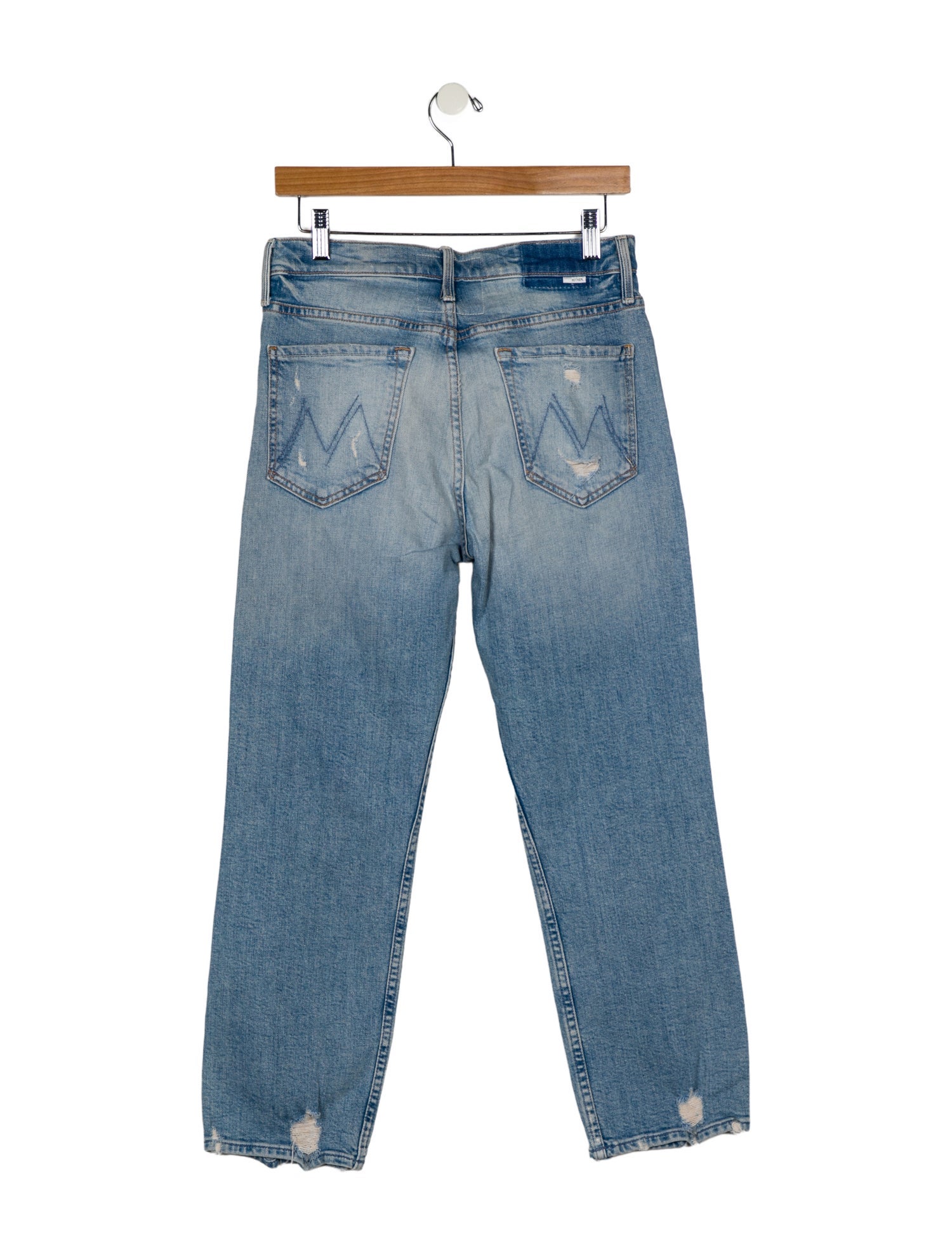 Mother High-Rise Straight Leg Jeans