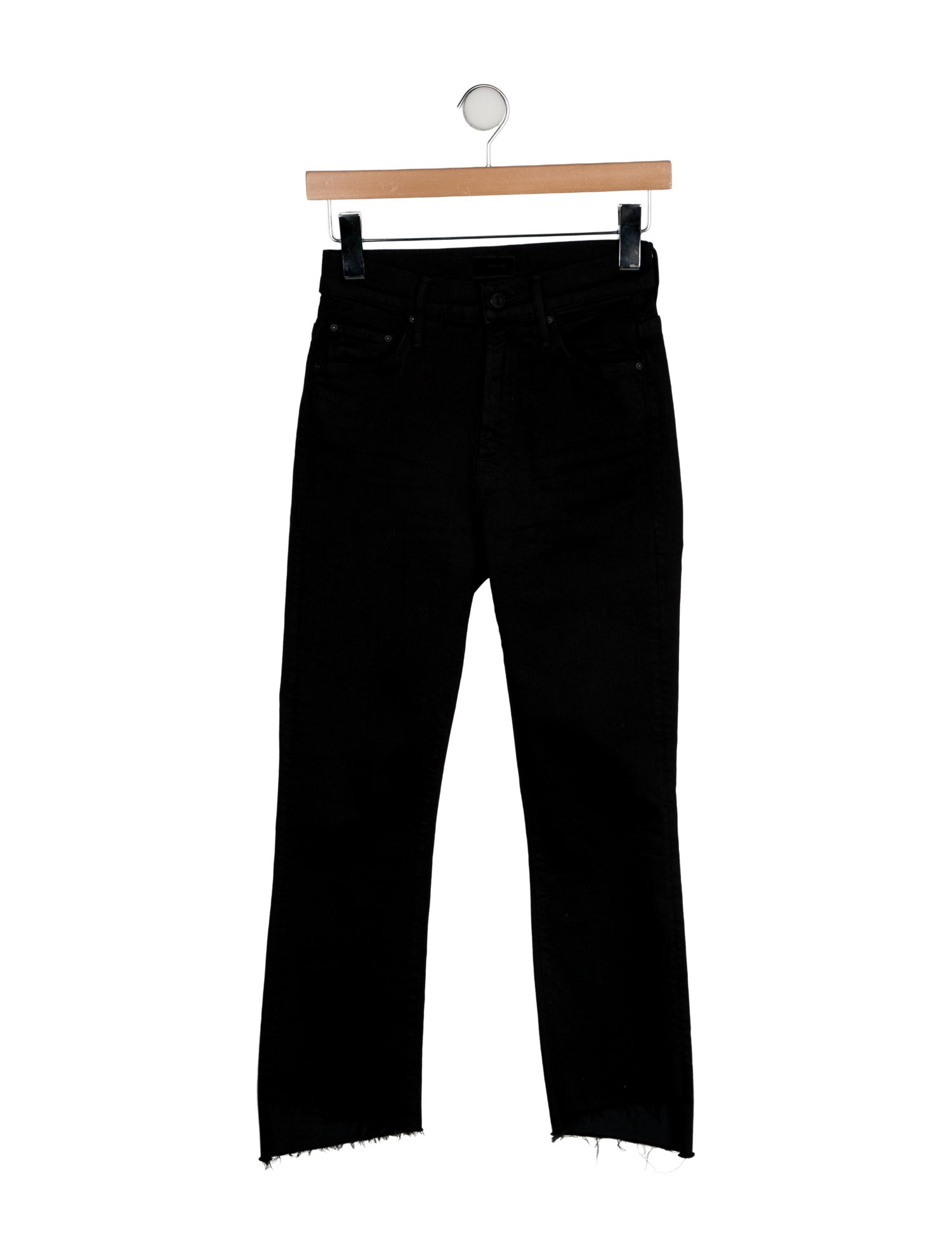 Mother Mid-Rise Straight Leg Jeans