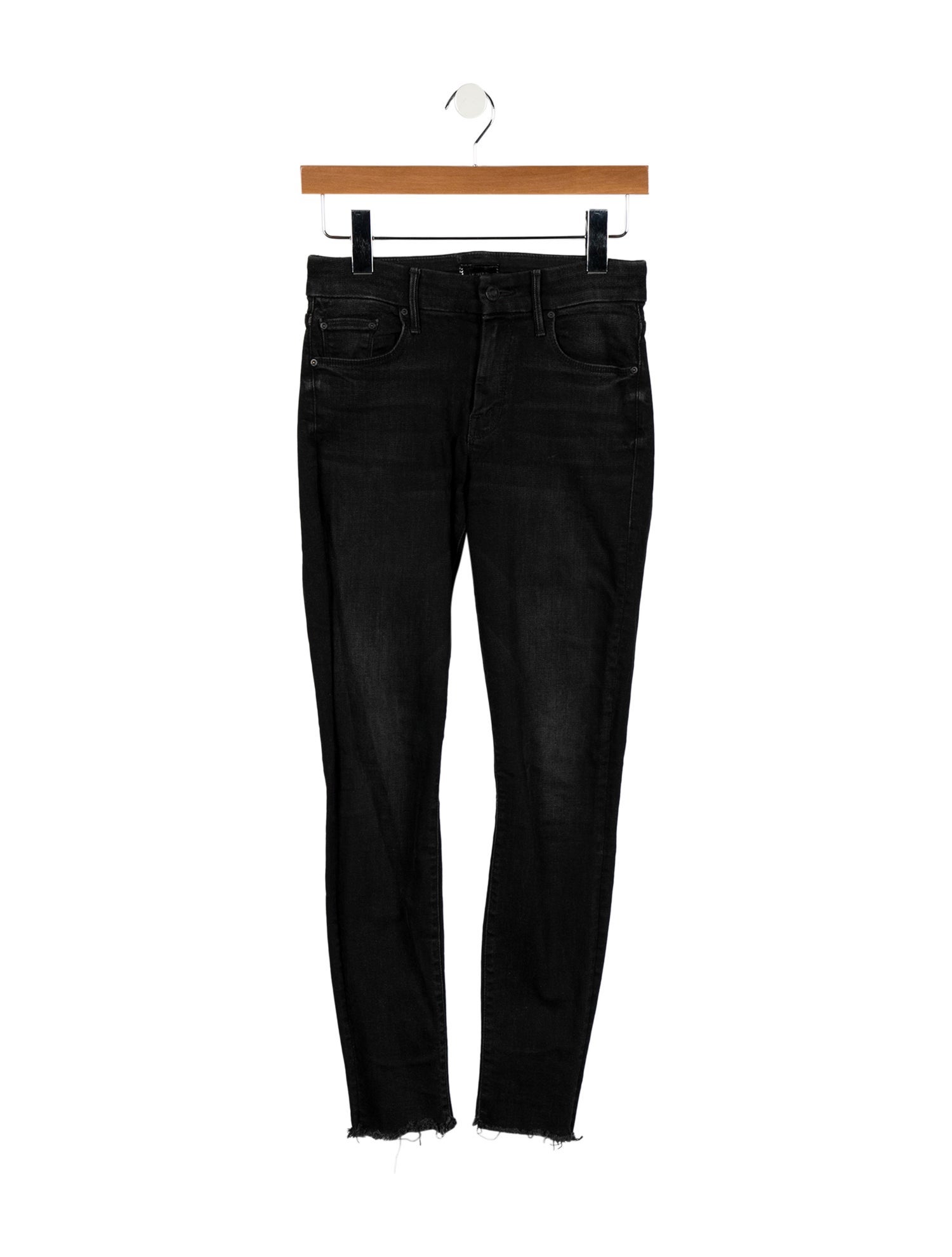 Mother Mid-Rise Skinny Leg Jeans