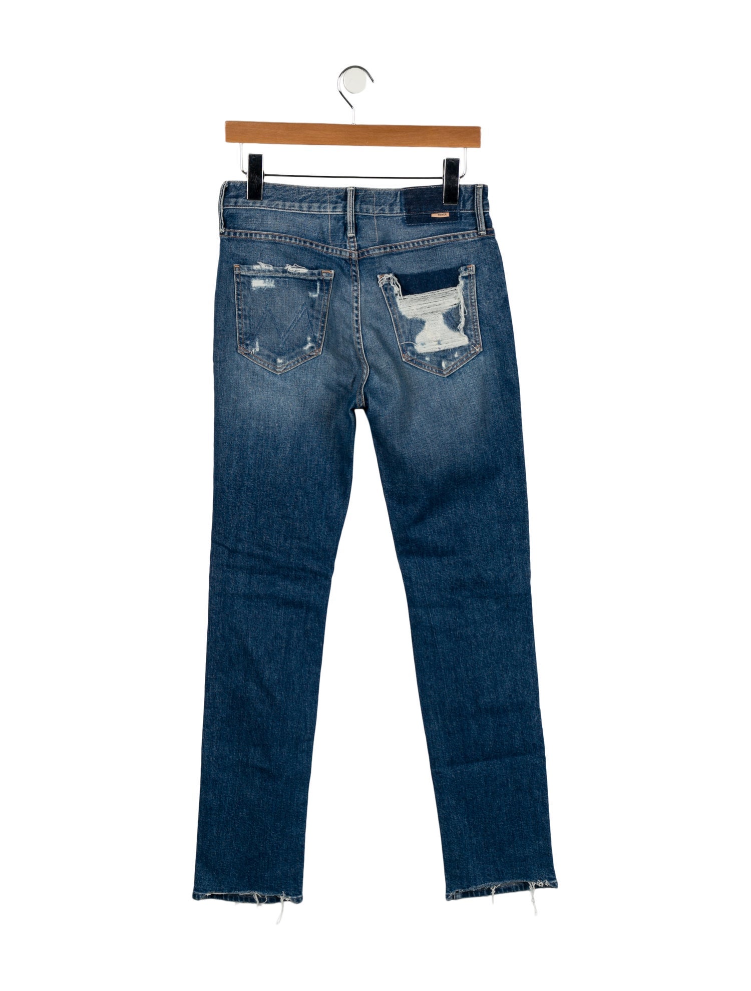Mother High-Rise Straight Leg Jeans