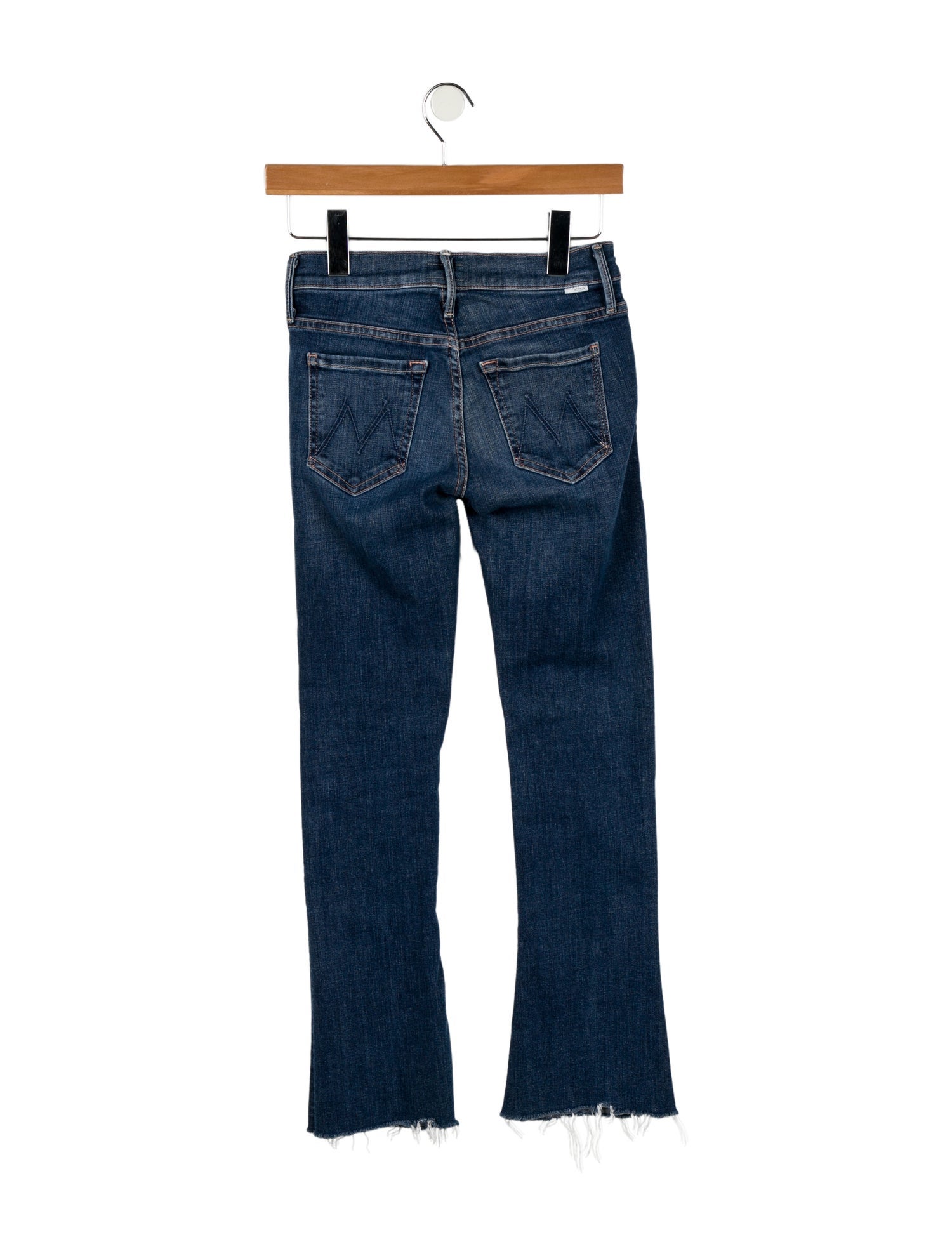 Mother Mid-Rise Straight Leg Jeans