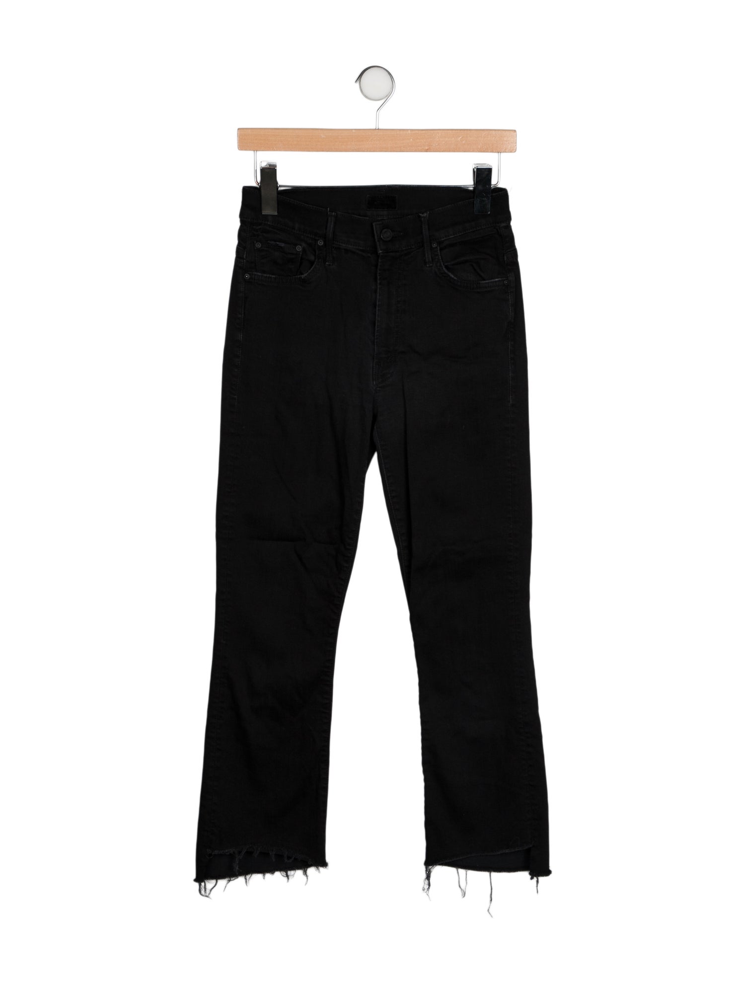 Mother Mid-Rise Straight Leg Jeans