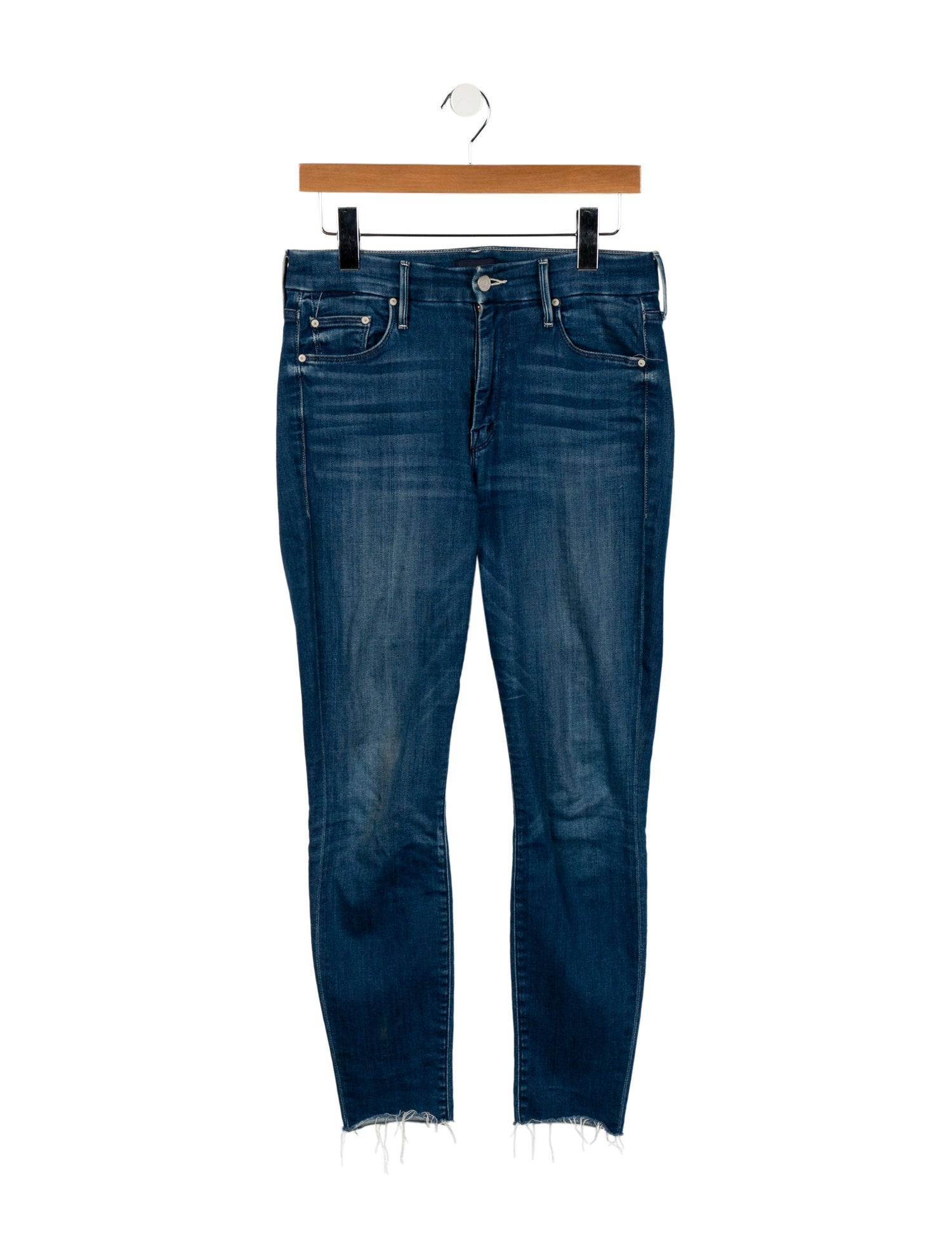 Mother Mid-Rise Skinny Leg Jeans