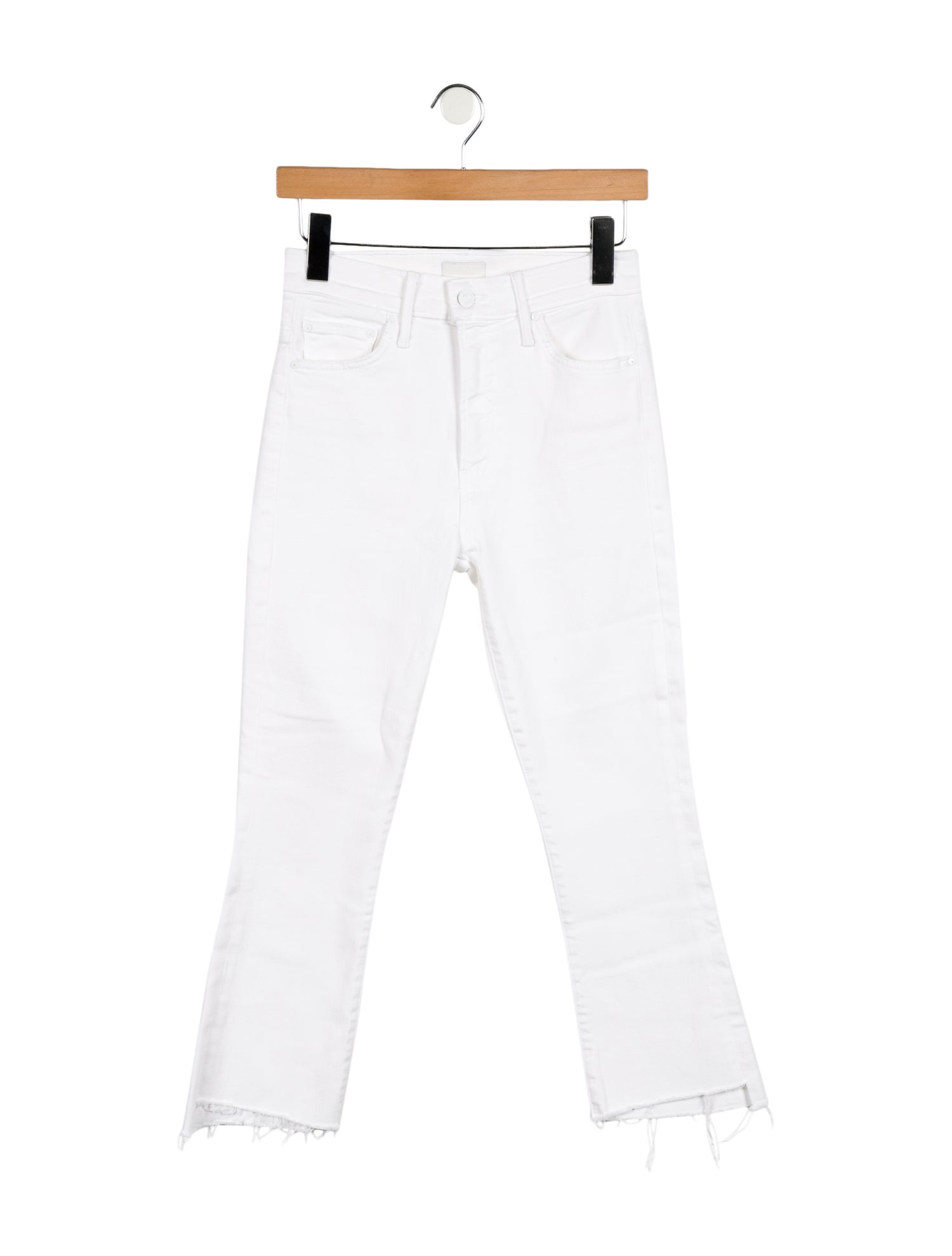 Mother Mid-Rise Straight Leg Jeans