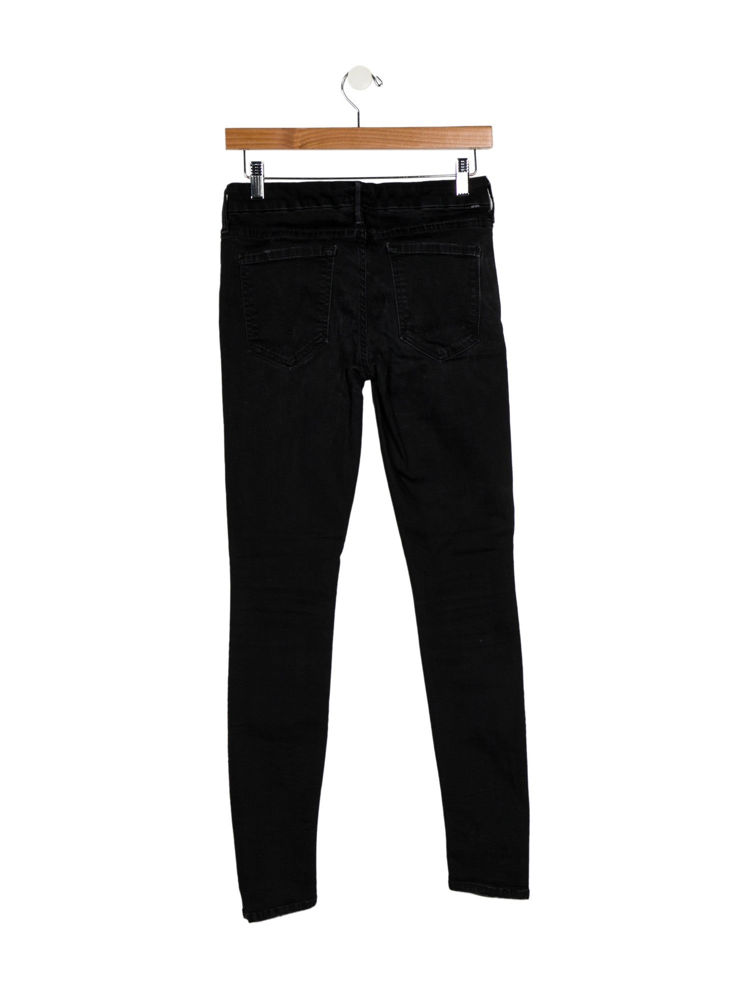 Mother Mid-Rise Skinny Leg Jeans