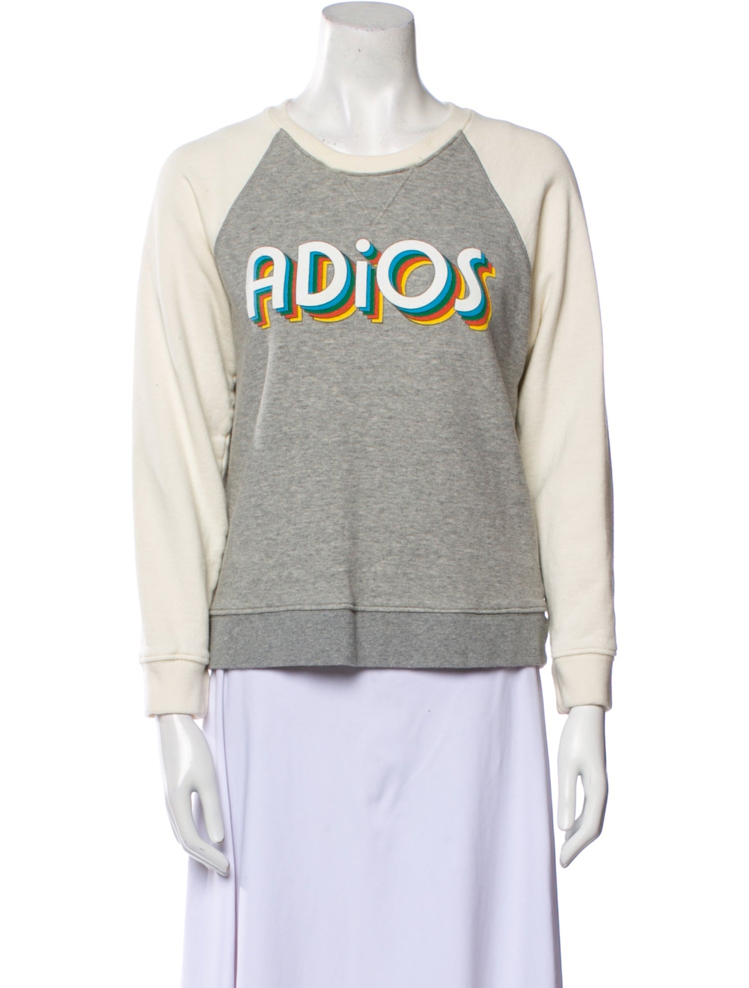 Mother Graphic Print Crew Neck Sweatshirt