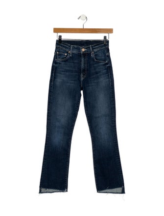Mother Mid-Rise Straight Leg Jeans