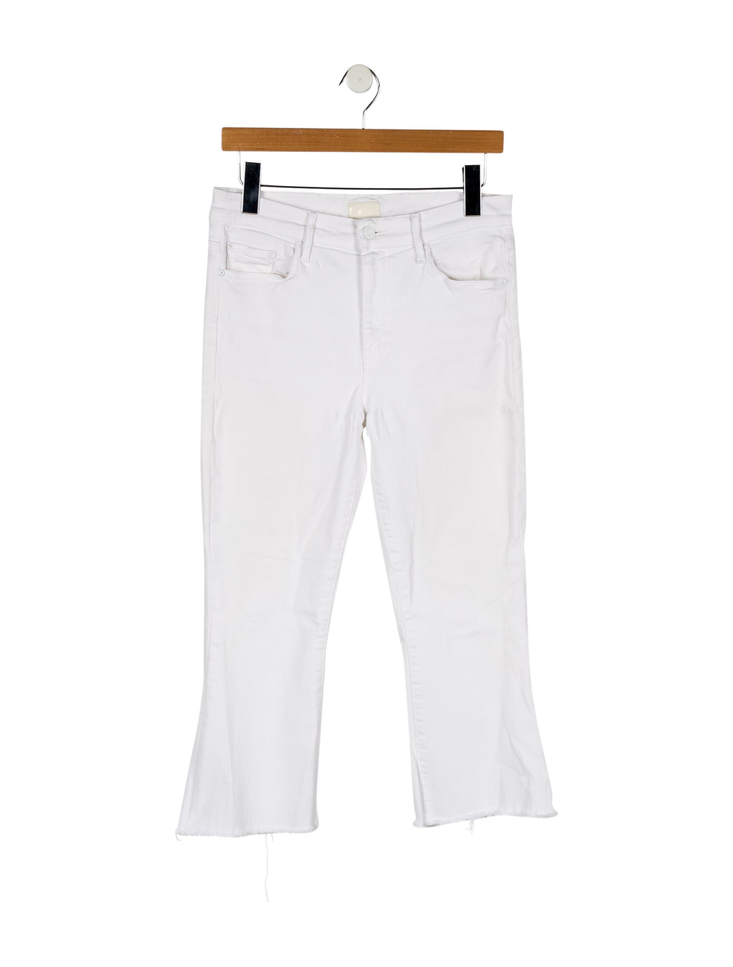 Mother Mid-Rise Wide Leg Jeans