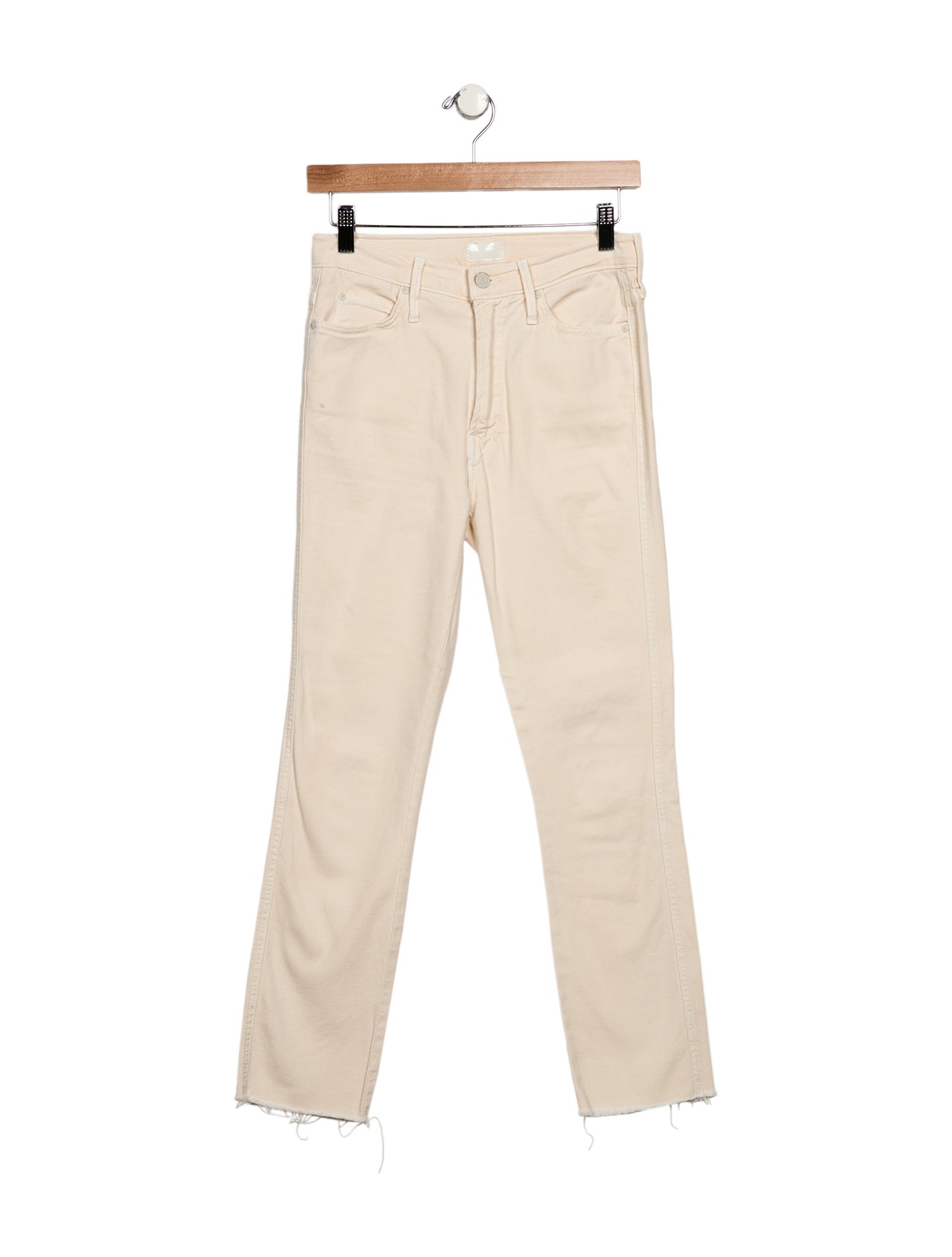 Mother Mid-Rise Straight Leg Jeans