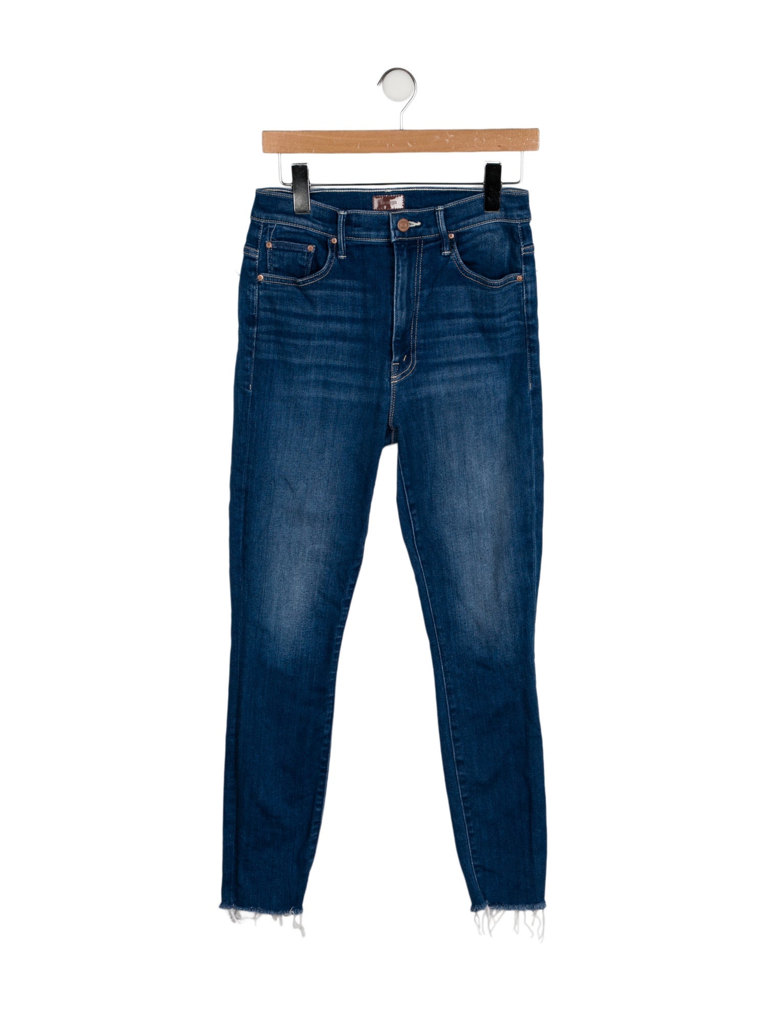 Mother Mid-Rise Skinny Leg Jeans