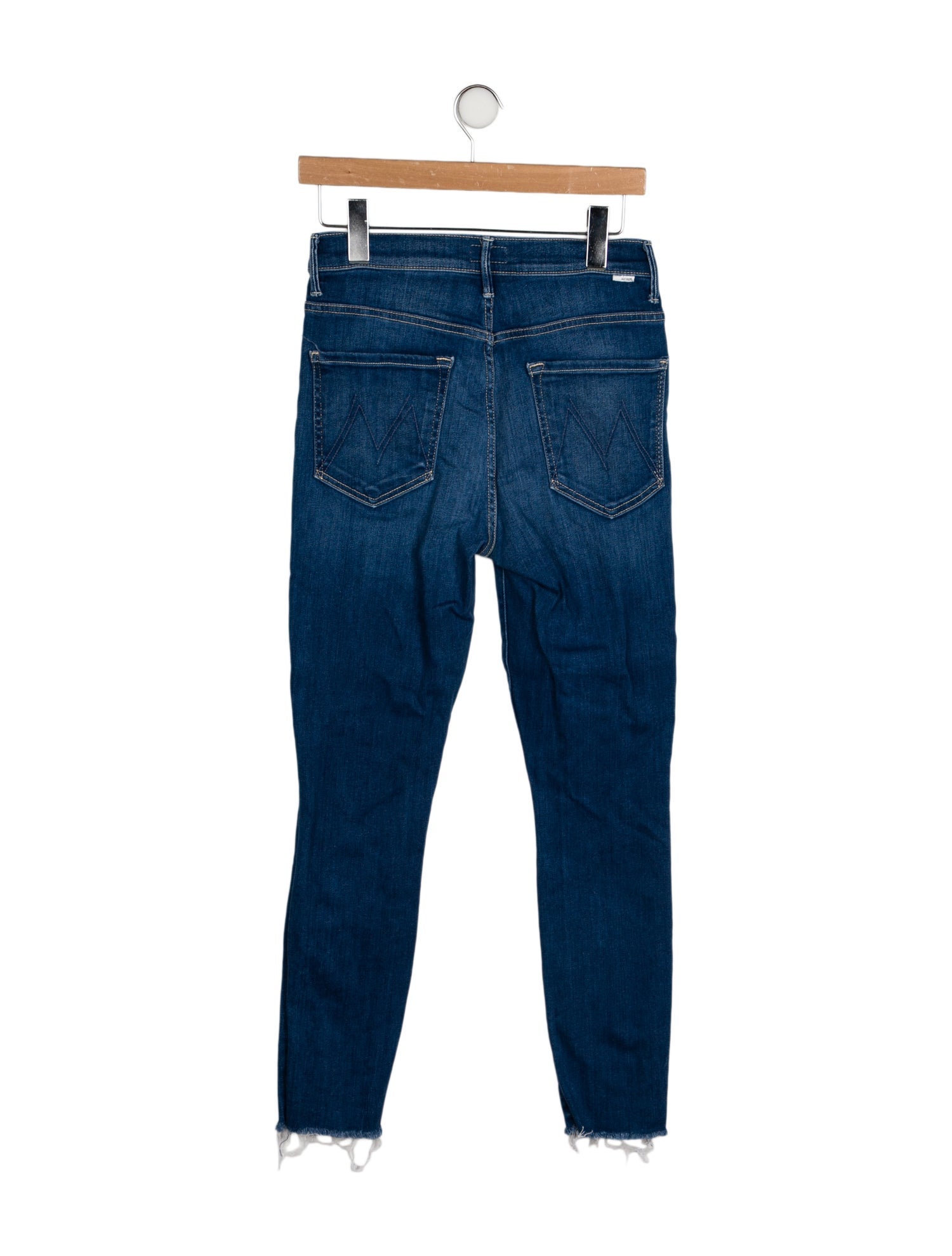Mother Mid-Rise Skinny Leg Jeans