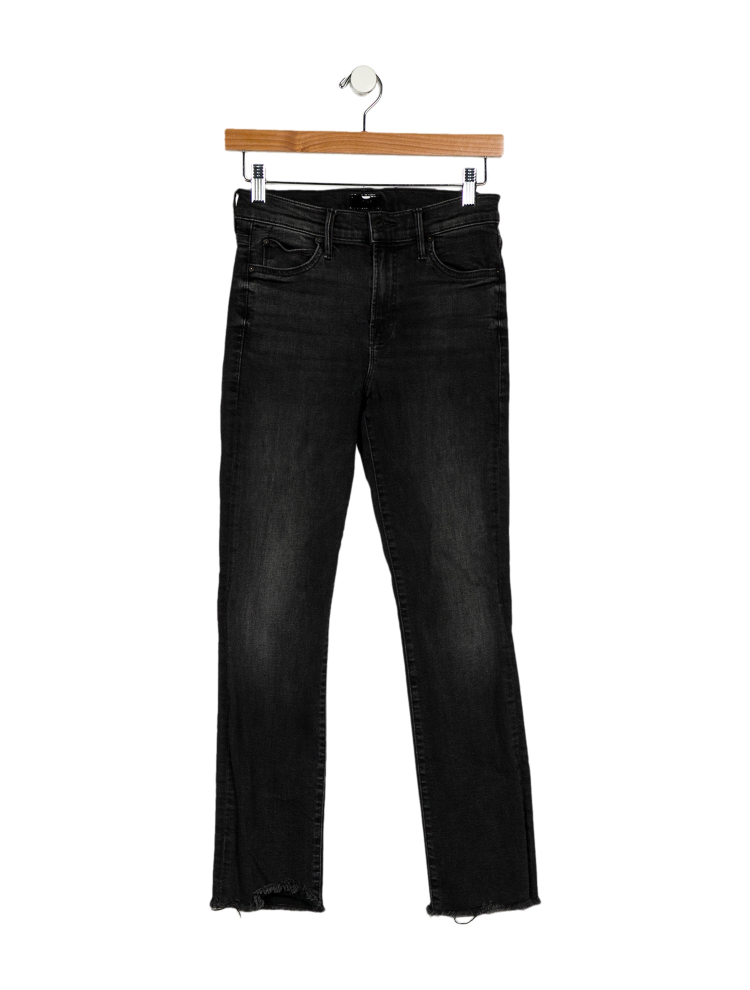 Mother Mid-Rise Straight Leg Jeans