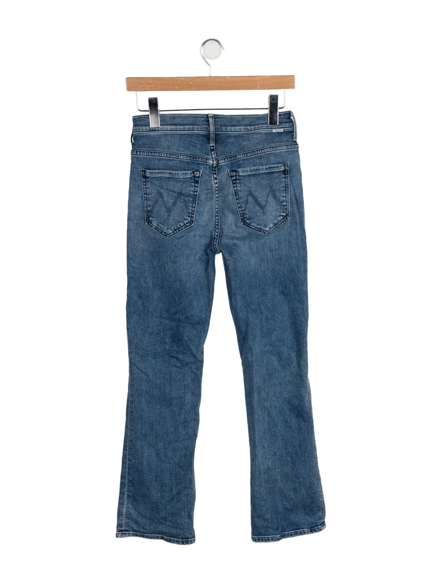 Mother Mid-Rise Straight Leg Jeans