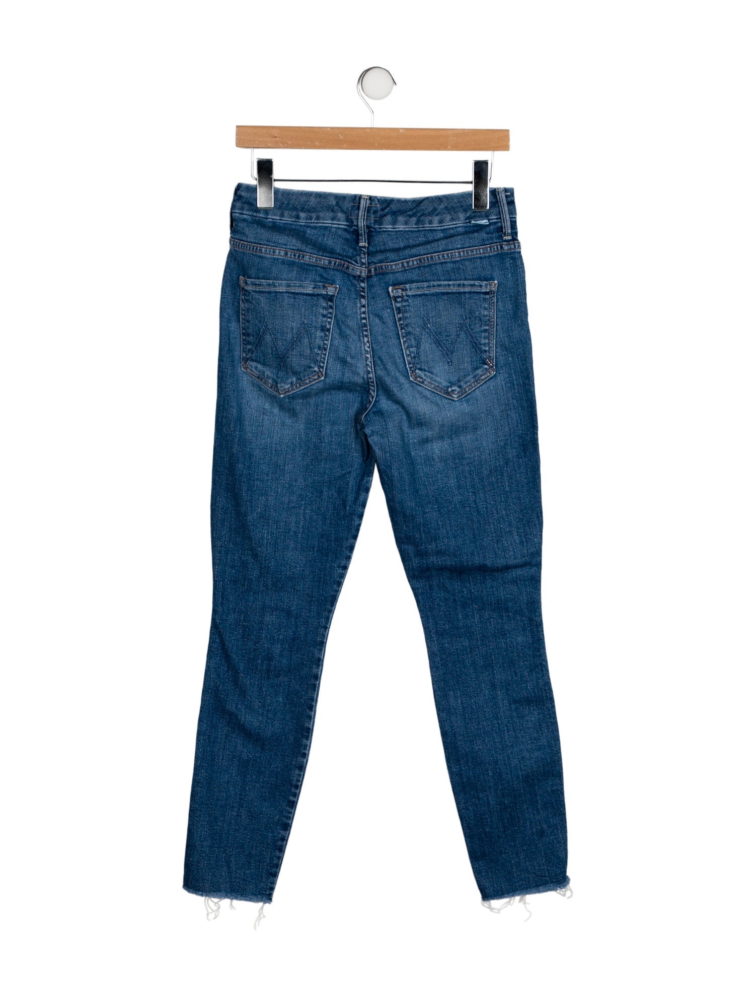 Mother Mid-Rise Skinny Leg Jeans