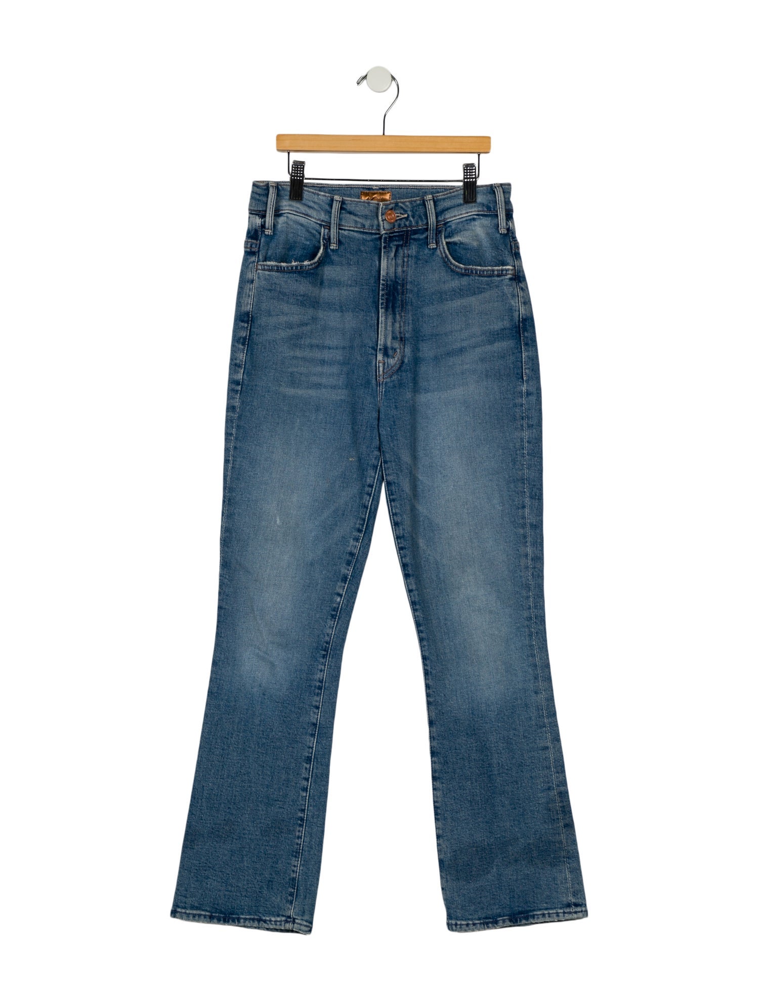 Mother High-Rise Straight Leg Jeans